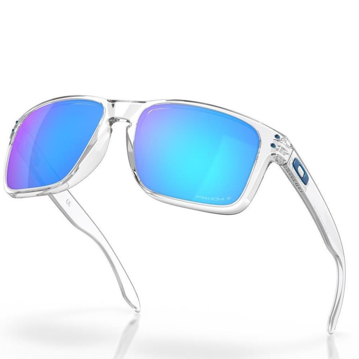 Óculos de Sol Unissex Oakley Holbrook Xl Polished Clear 0759 - Foto 6