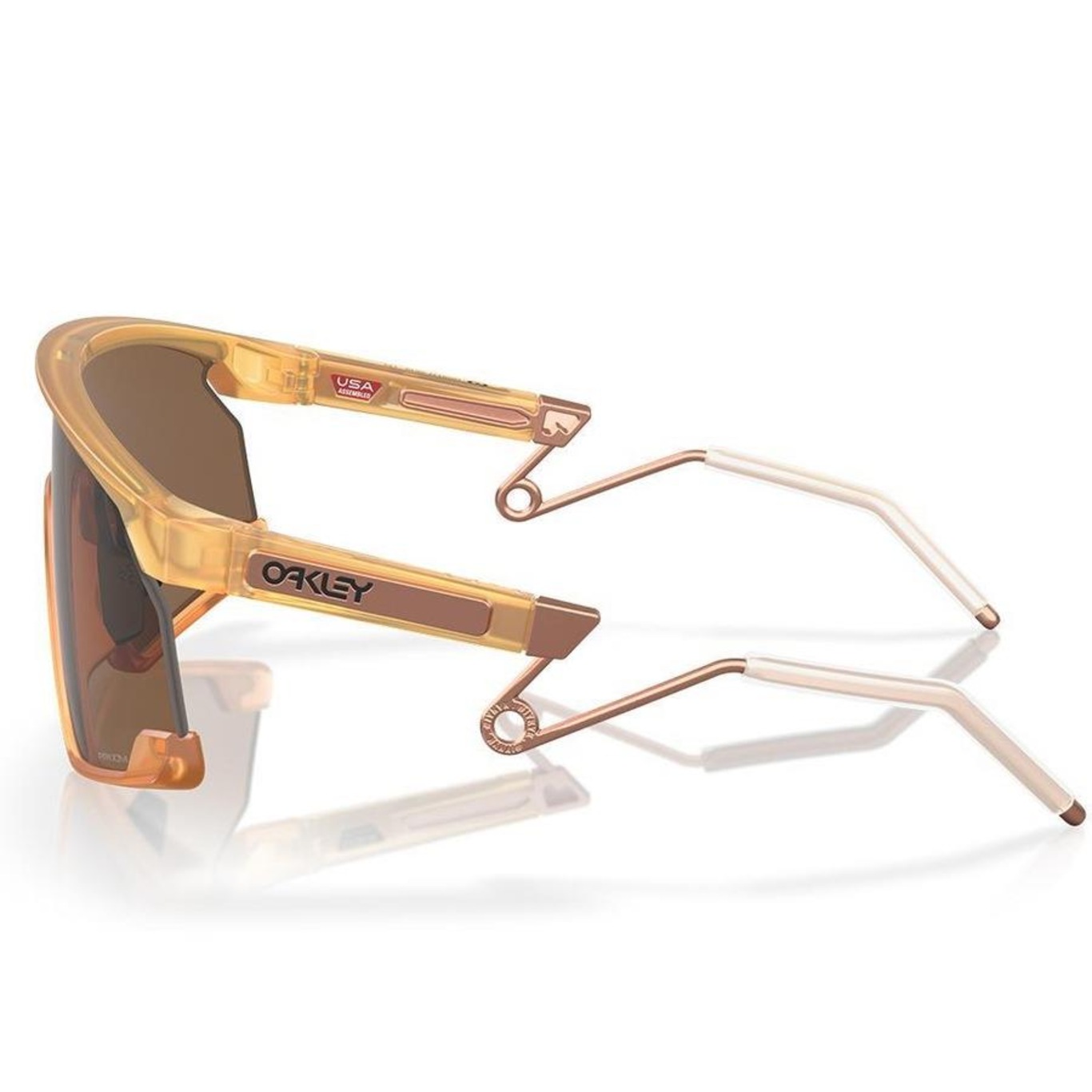 Óculos de Sol Unissex Oakley Bxtr Metal M.Transparent Light Curry 39 - Foto 3