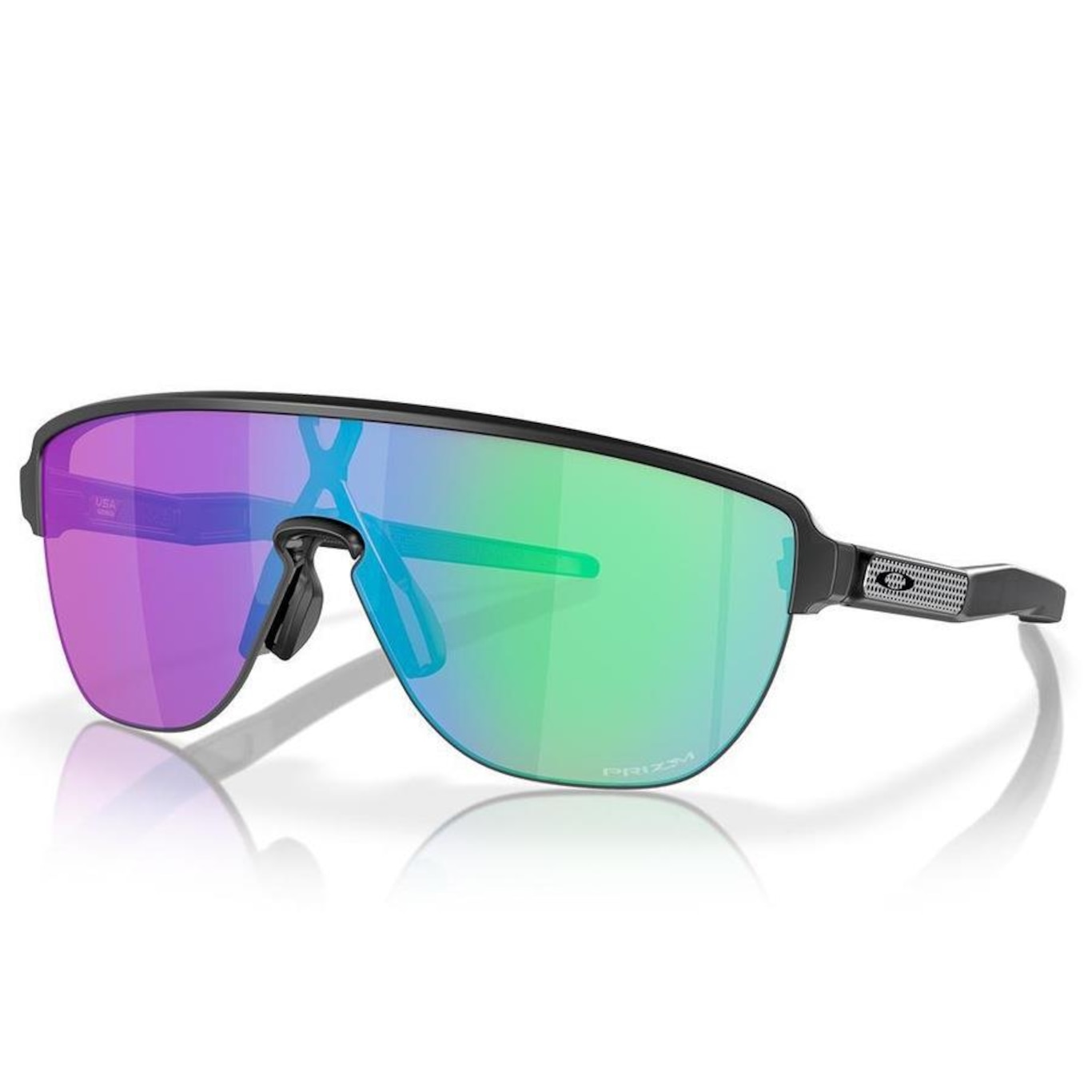 Óculos de Sol Unissex Oakley Corridor Matte Black Ink Prizm Golf - Foto 1