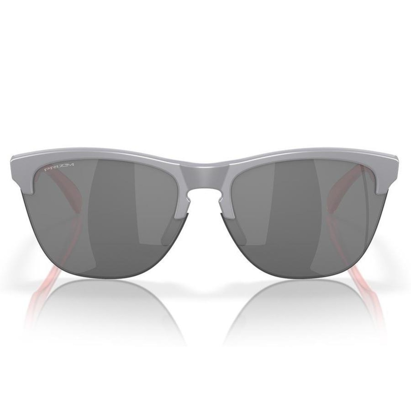 Óculos de Sol Unissex Oakley Frogskins Lite Matte Fog Prizm Black - Foto 5