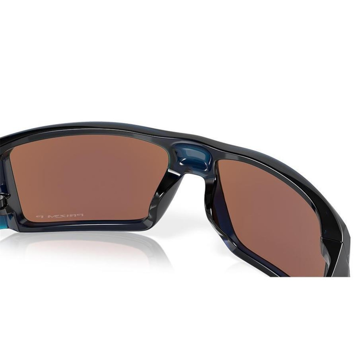 Óculos de Sol Unissex Oakley Heliostat Transparent Poseidon 1461 - Foto 2