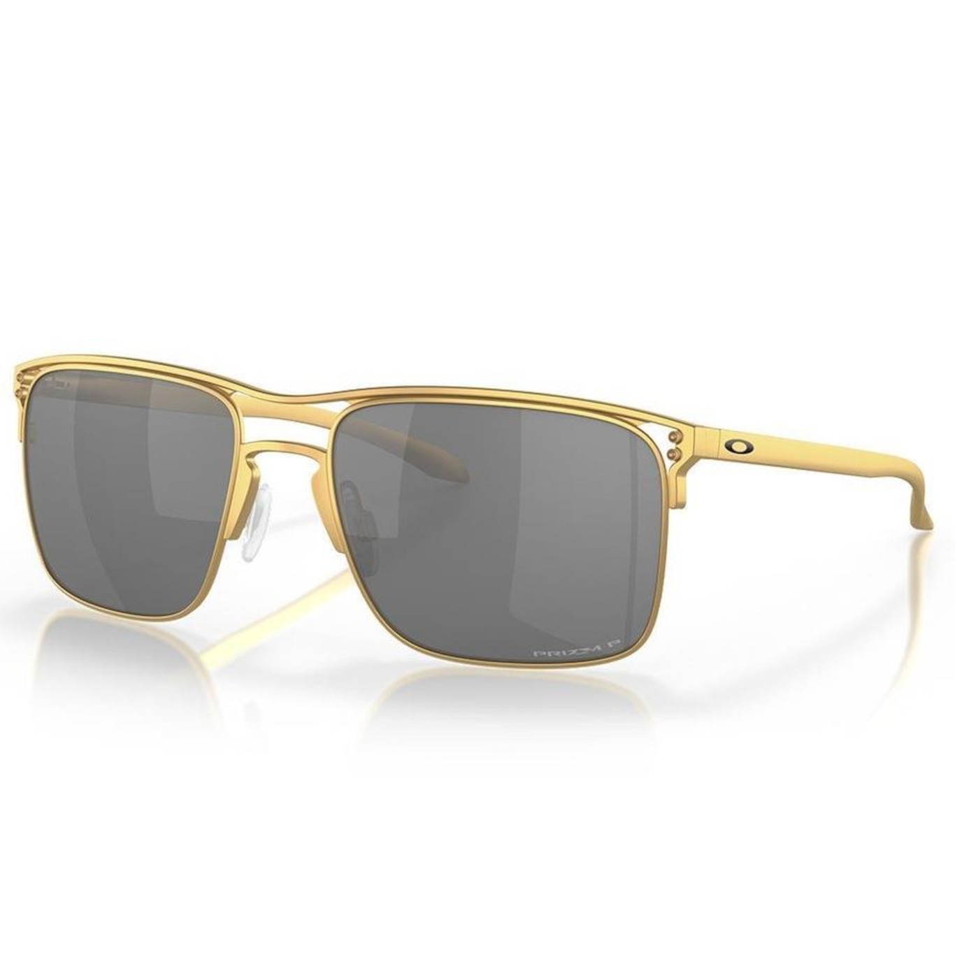 Óculos de Sol Unissex Oakley Holbrook Ti Satin Gold 0757 - Foto 1