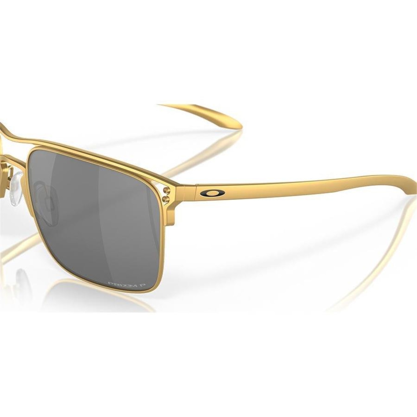 Óculos de Sol Unissex Oakley Holbrook Ti Satin Gold 0757 - Foto 3