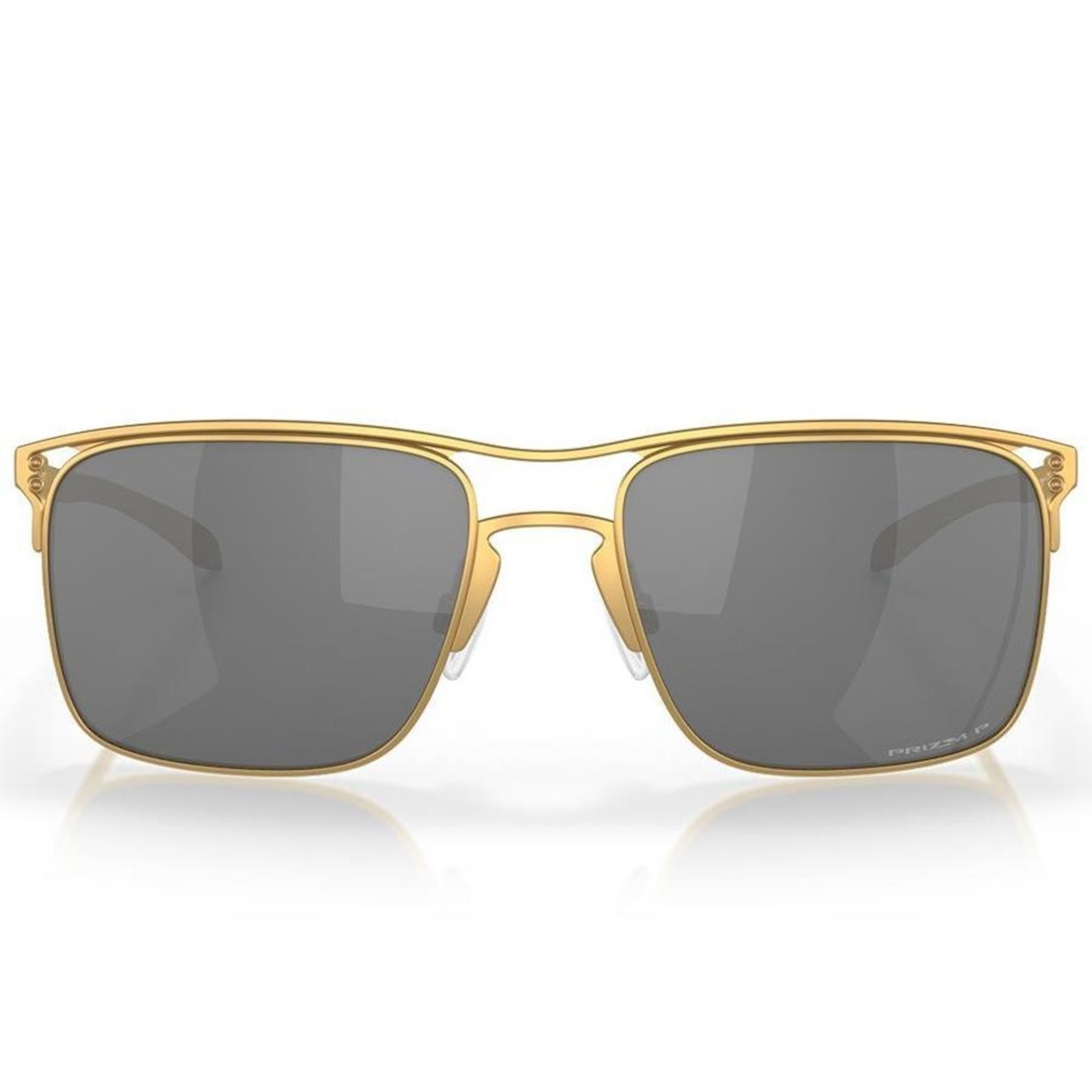 Óculos de Sol Unissex Oakley Holbrook Ti Satin Gold 0757 - Foto 4