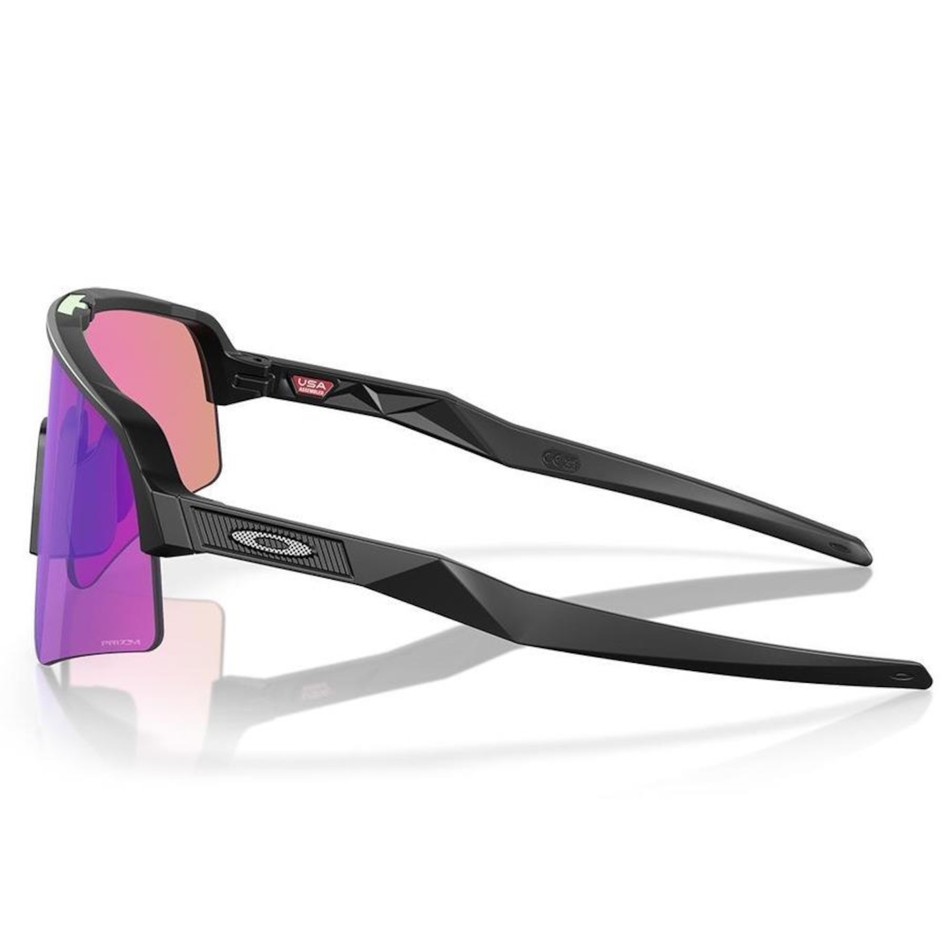 Óculos de Sol Unissex Oakley Sutro Lite Sweep Matte Black Prizm Golf - Foto 5