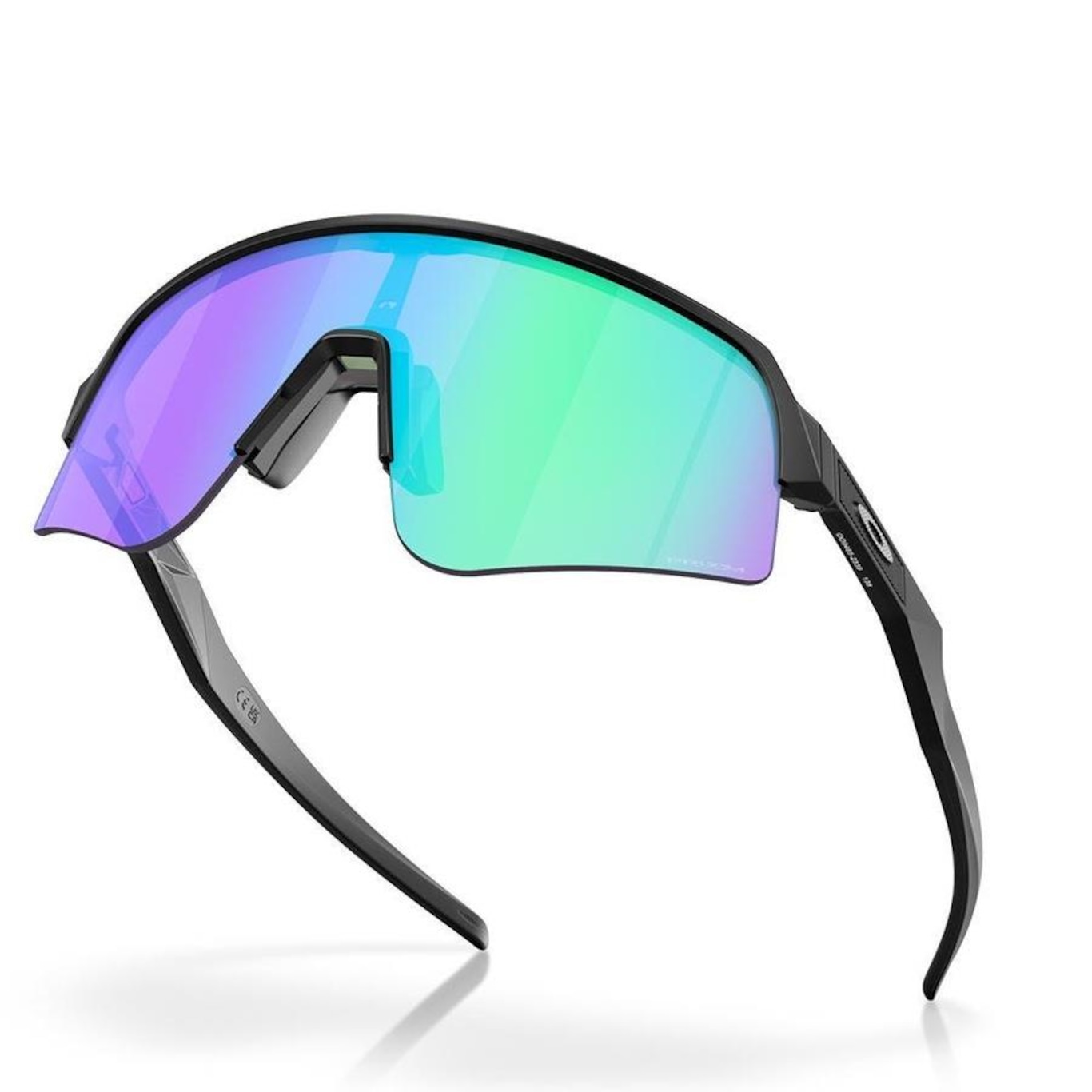 Óculos de Sol Unissex Oakley Sutro Lite Sweep Matte Black Prizm Golf - Foto 6