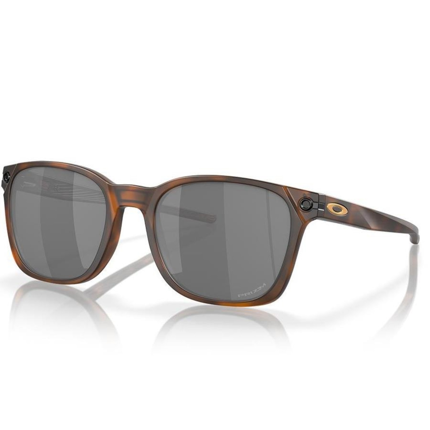 Óculos de Sol Unissex Oakley Ojector Matte Brown Tortoise Prizm Black - Foto 1