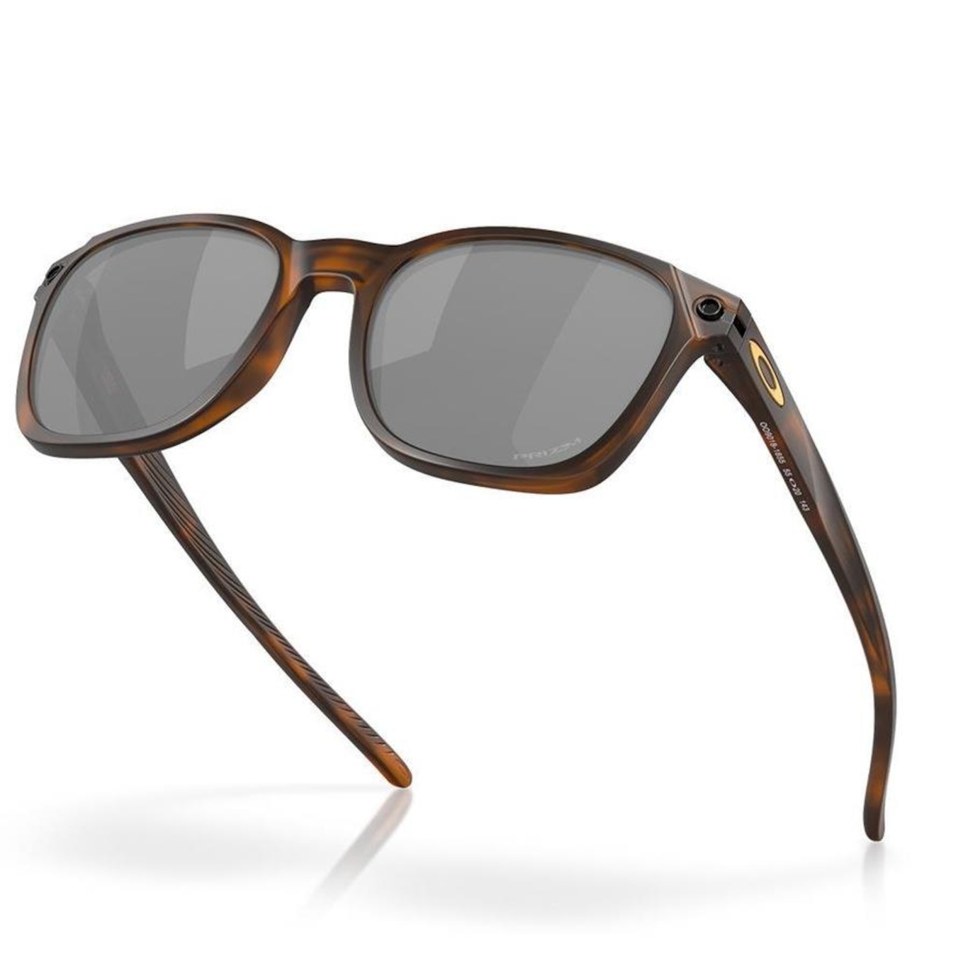 Óculos de Sol Unissex Oakley Ojector Matte Brown Tortoise Prizm Black - Foto 6