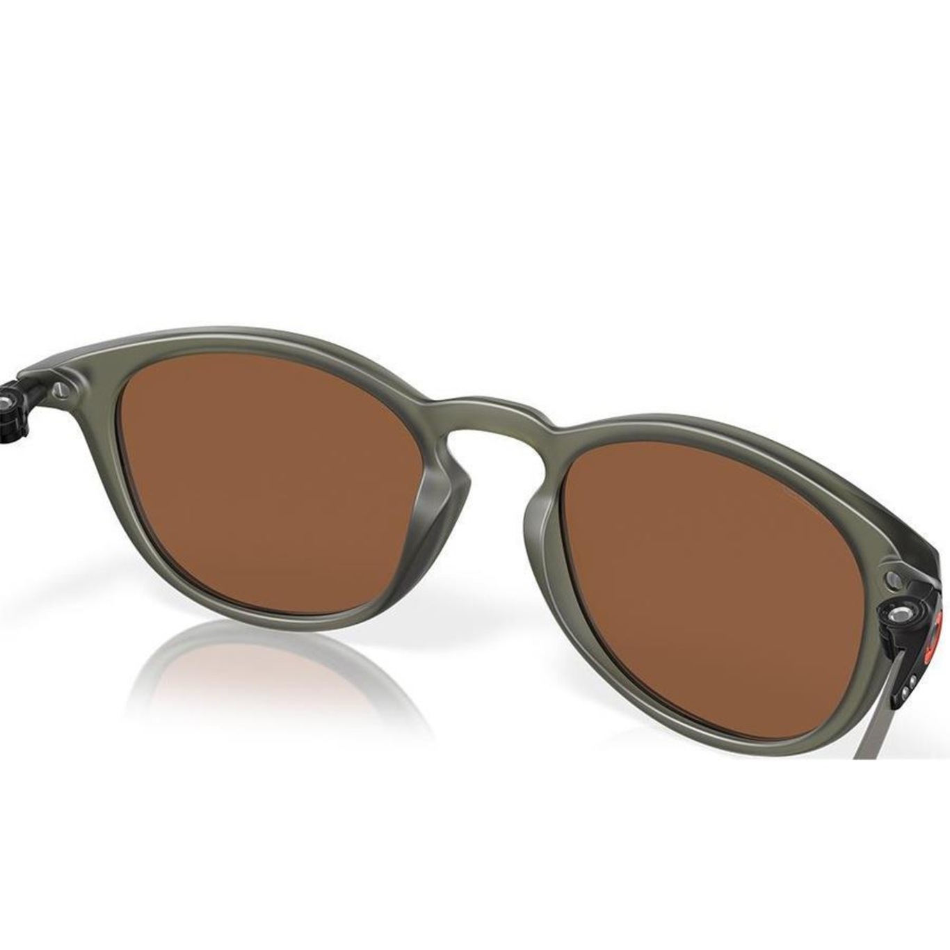 Óculos de Sol Unissex Oakley Pitchman R Matte Olive Ink Prizm Tungsten - Foto 2