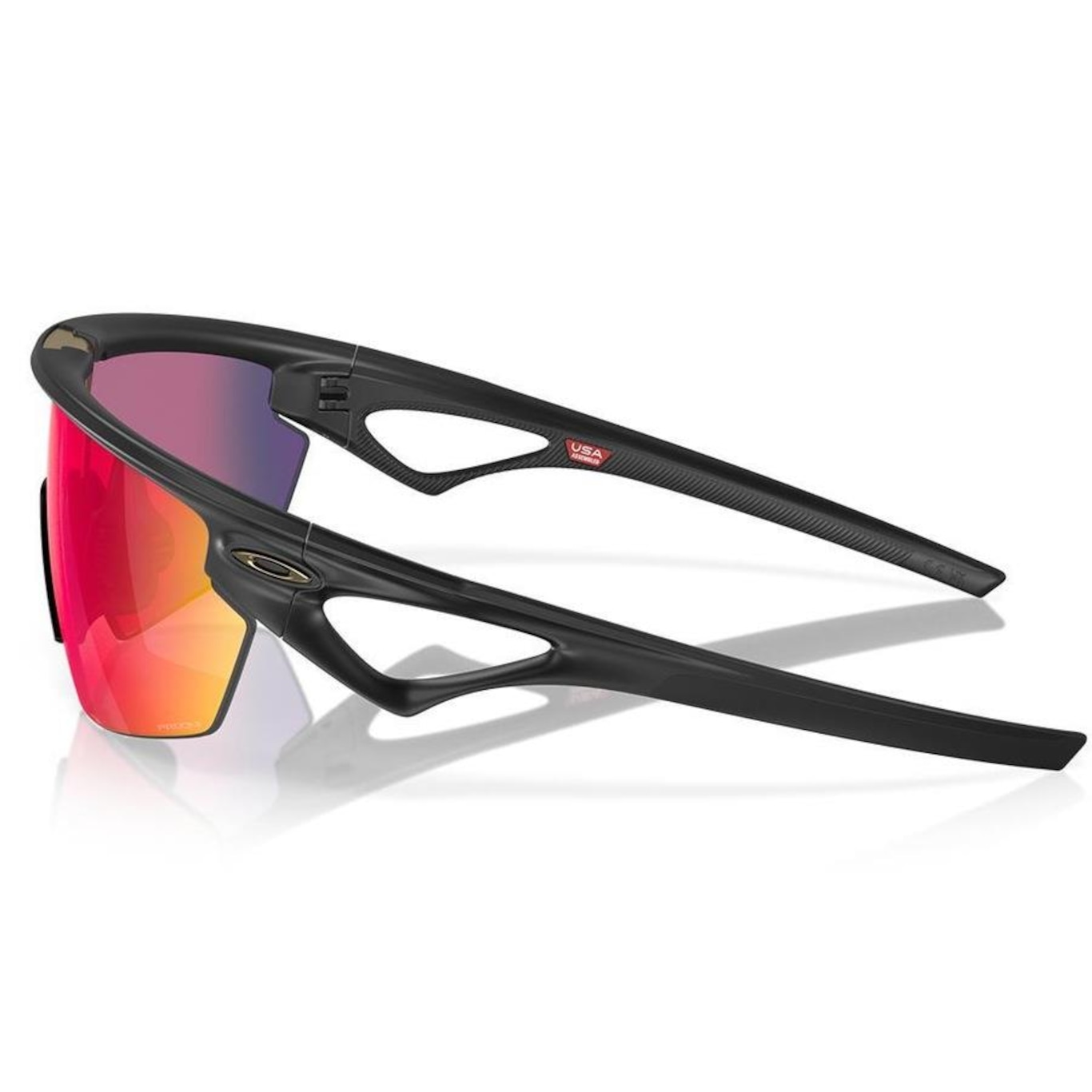 Óculos de Sol Unissex Oakley Sphaera Matte Black Prizm Road - Foto 4