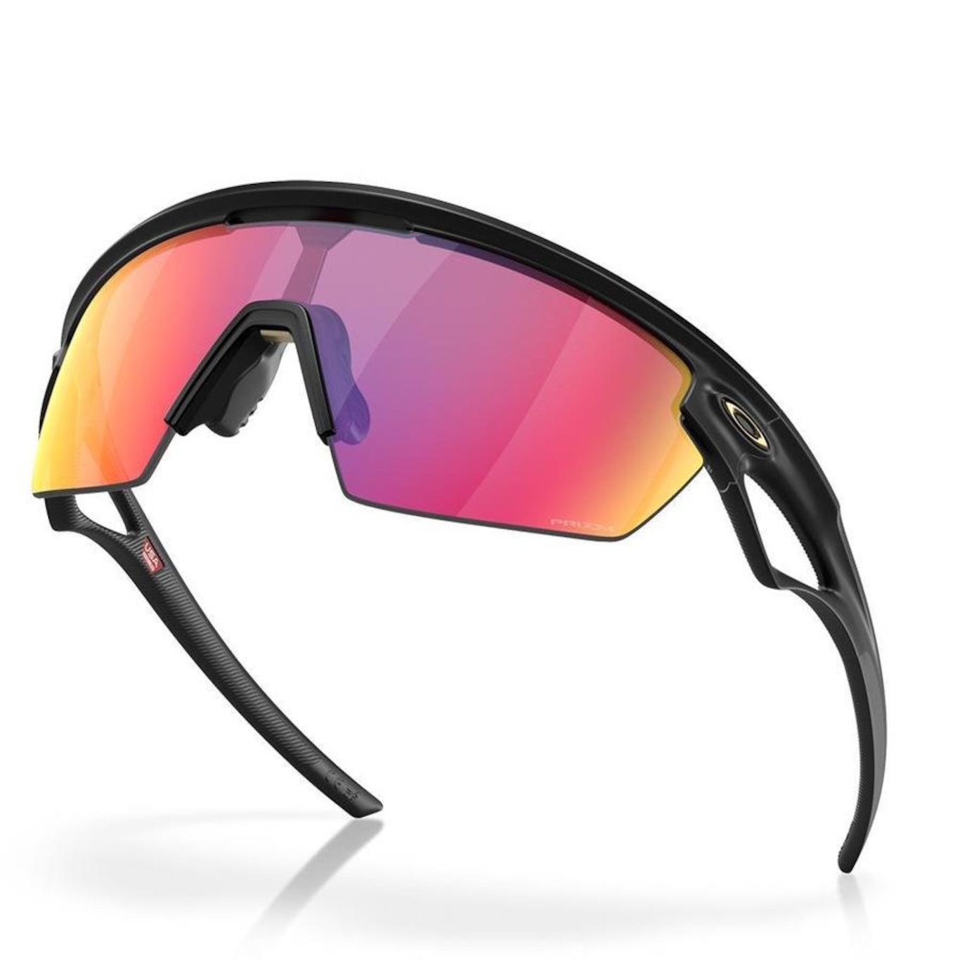 Óculos de Sol Unissex Oakley Sphaera Matte Black Prizm Road - Foto 6