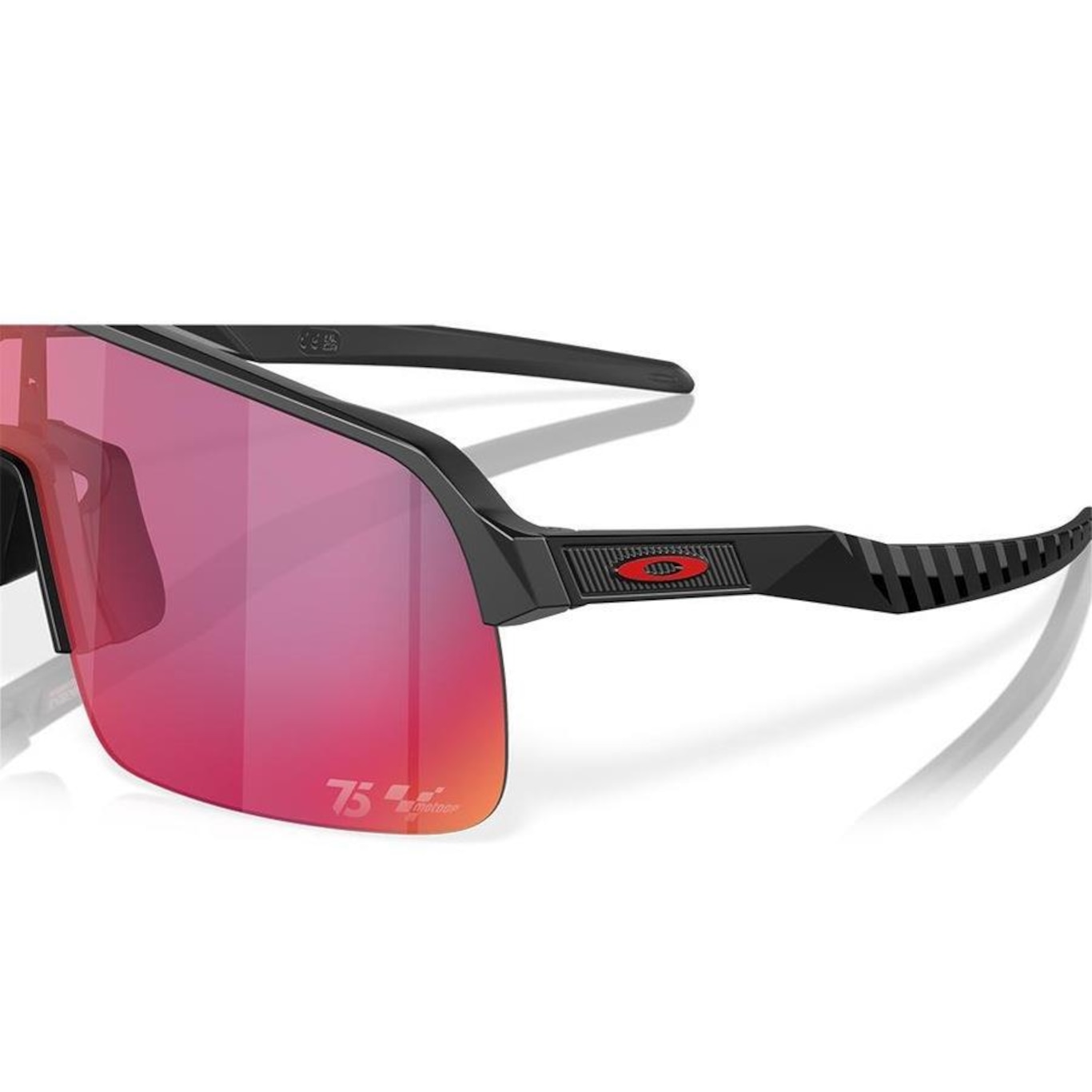 Óculos de Sol Unissex Oakley Sutro Lite Motogp Matte Black Prizm Road - Foto 4