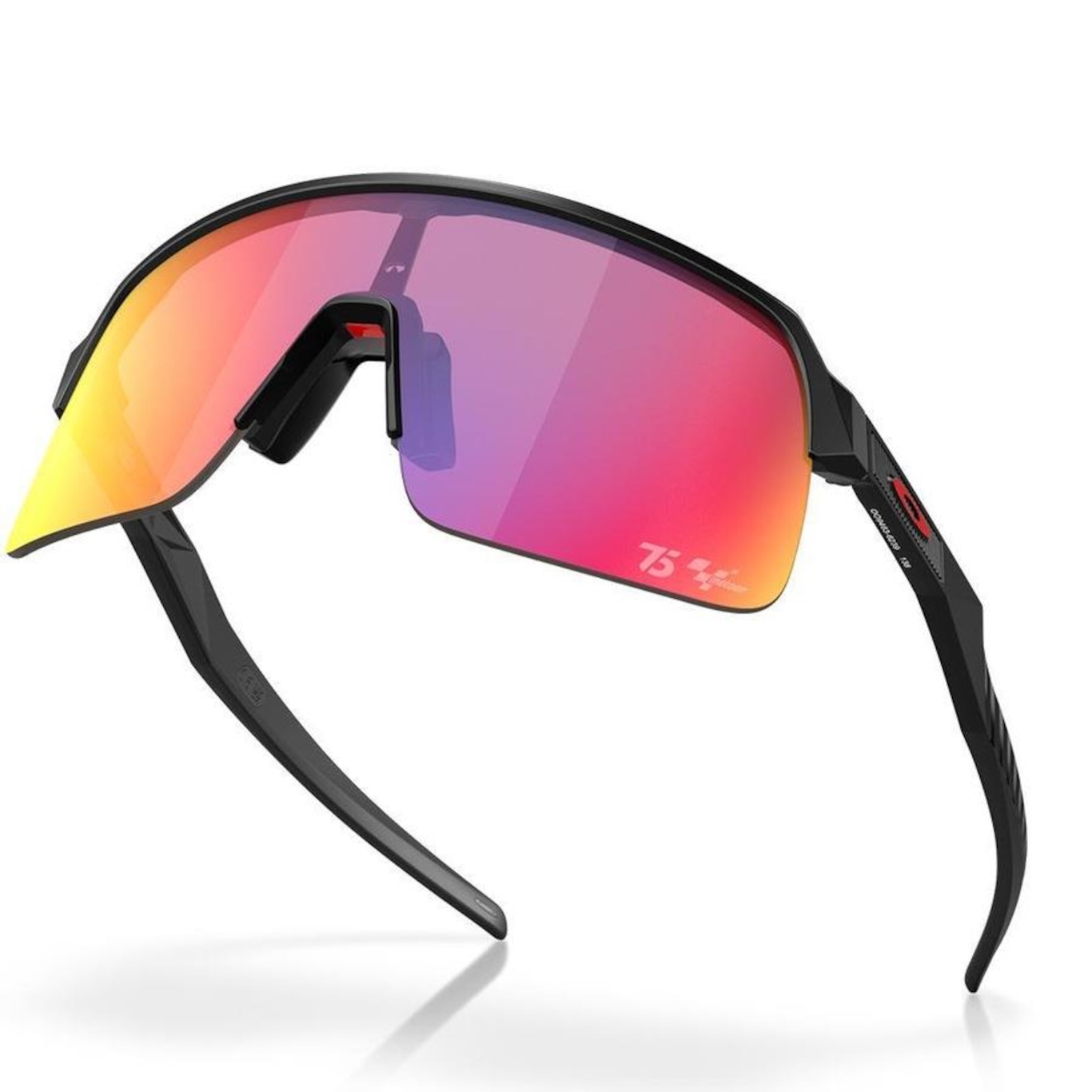 Óculos de Sol Unissex Oakley Sutro Lite Motogp Matte Black Prizm Road - Foto 5