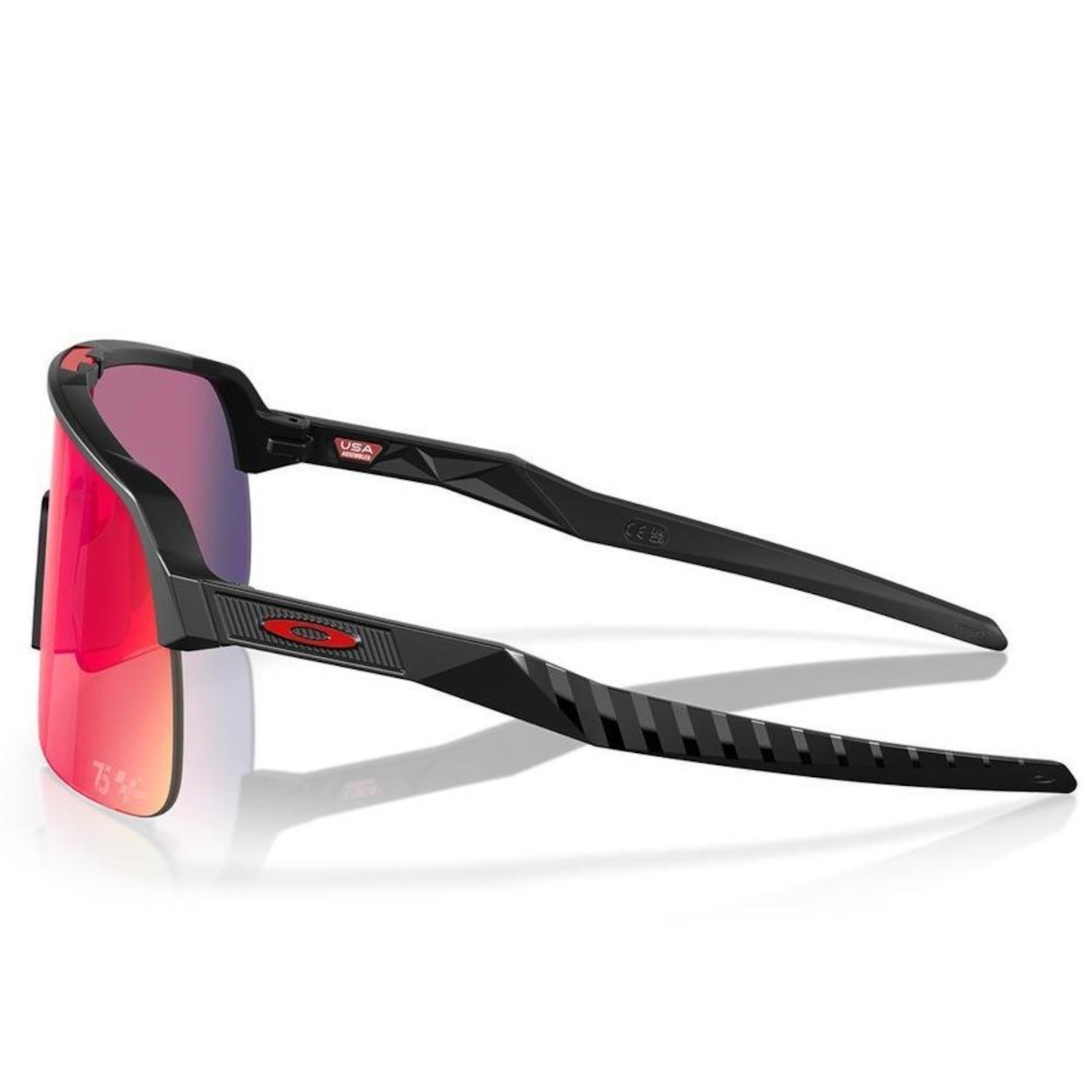 Óculos de Sol Unissex Oakley Sutro Lite Motogp Matte Black Prizm Road - Foto 6