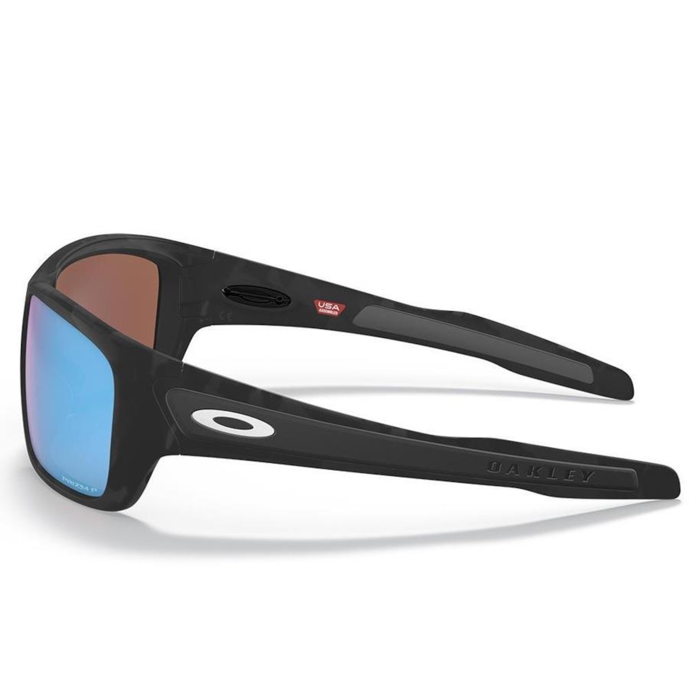 Óculos de Sol Unissex Oakley Turbine Matte Black Camo 6463 - Foto 2