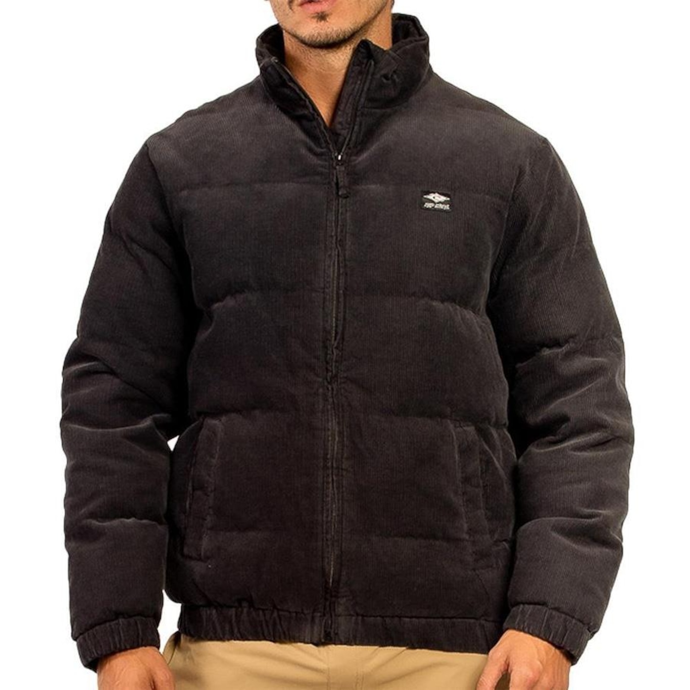 Jaqueta sem Capuz Rip Curl Rincon Cord Puffer - Masculina - Foto 1