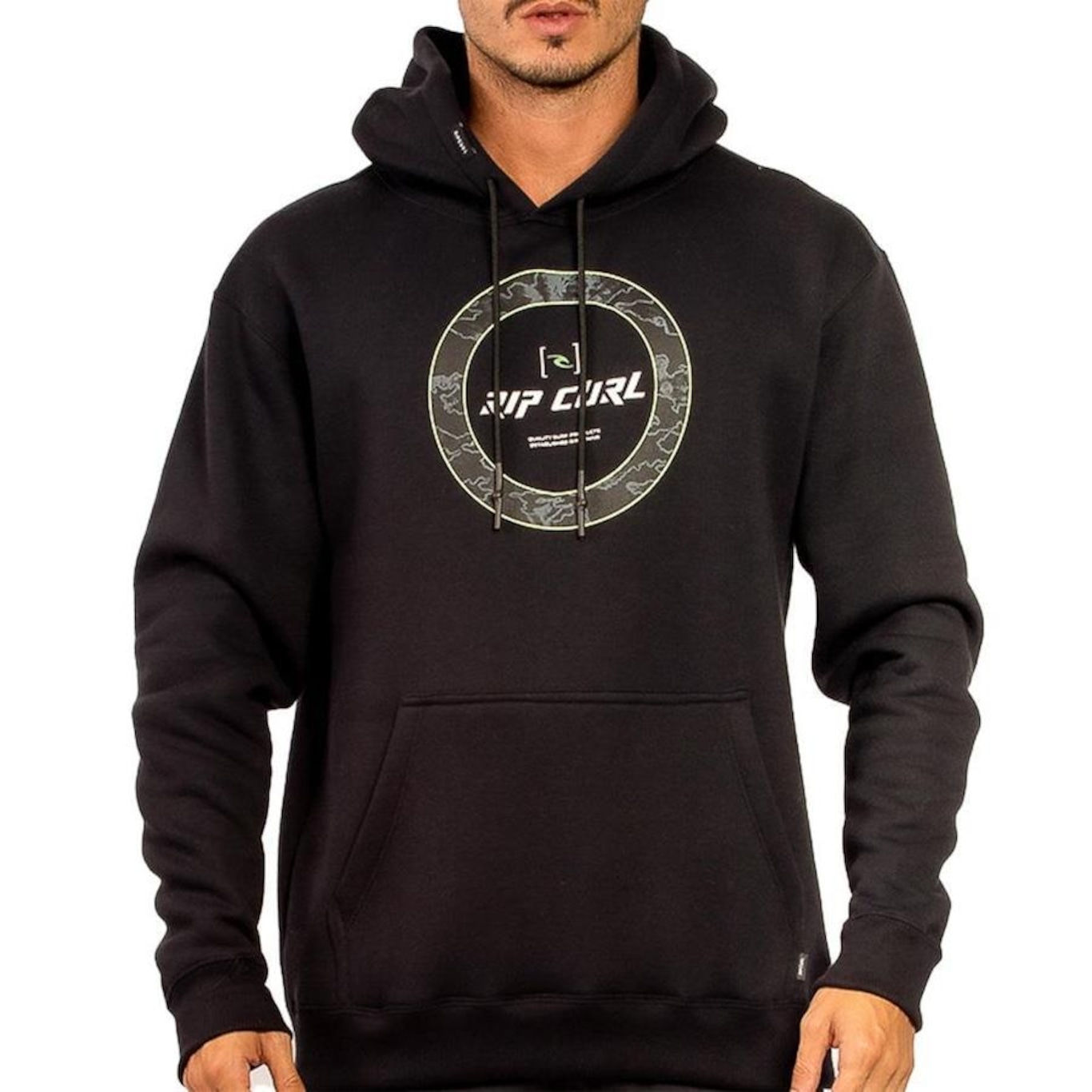 Blusão de Moletom sem Capuz Rip Curl Circle Gm 10 Wt24 - Masculino - Foto 1