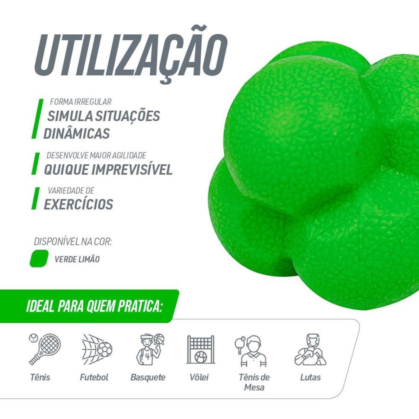 Bola De Reação Agilidade  Reflexo Bola Tempo Funcional Fisio - Foto 4