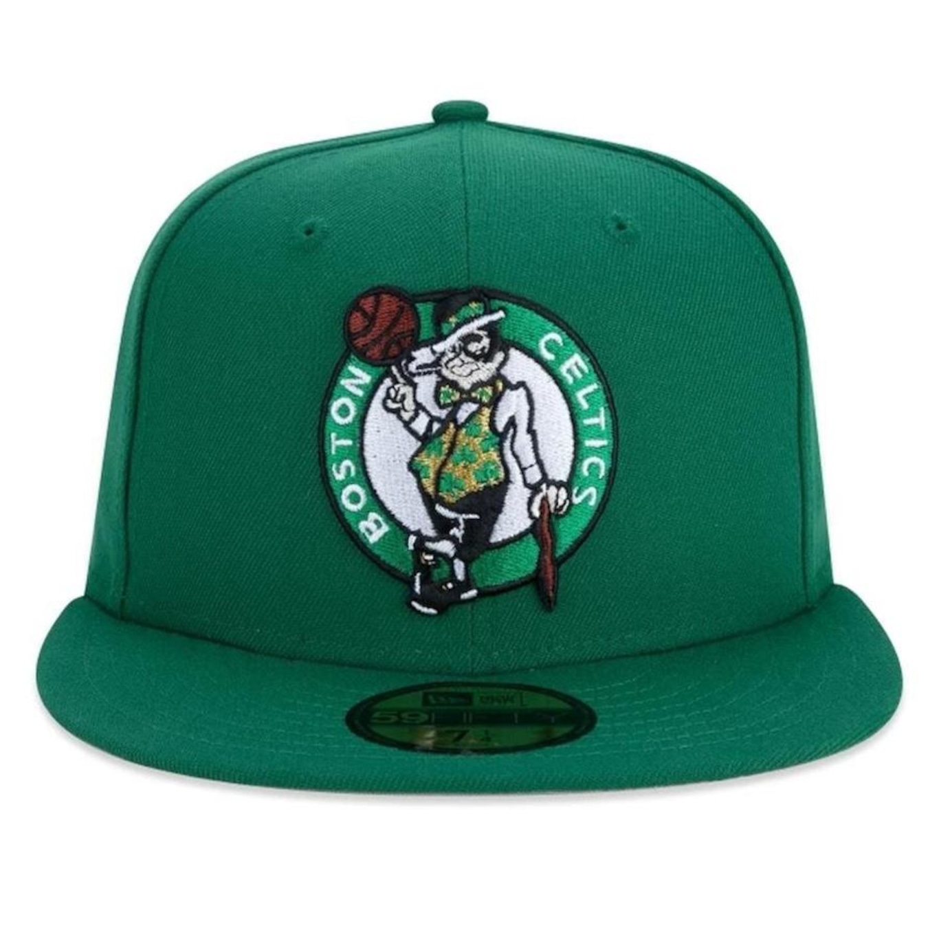 Boné Aba Reta New Era 5950 Boston Celtics Fitted NBA - Fechado - Adulto - Foto 3