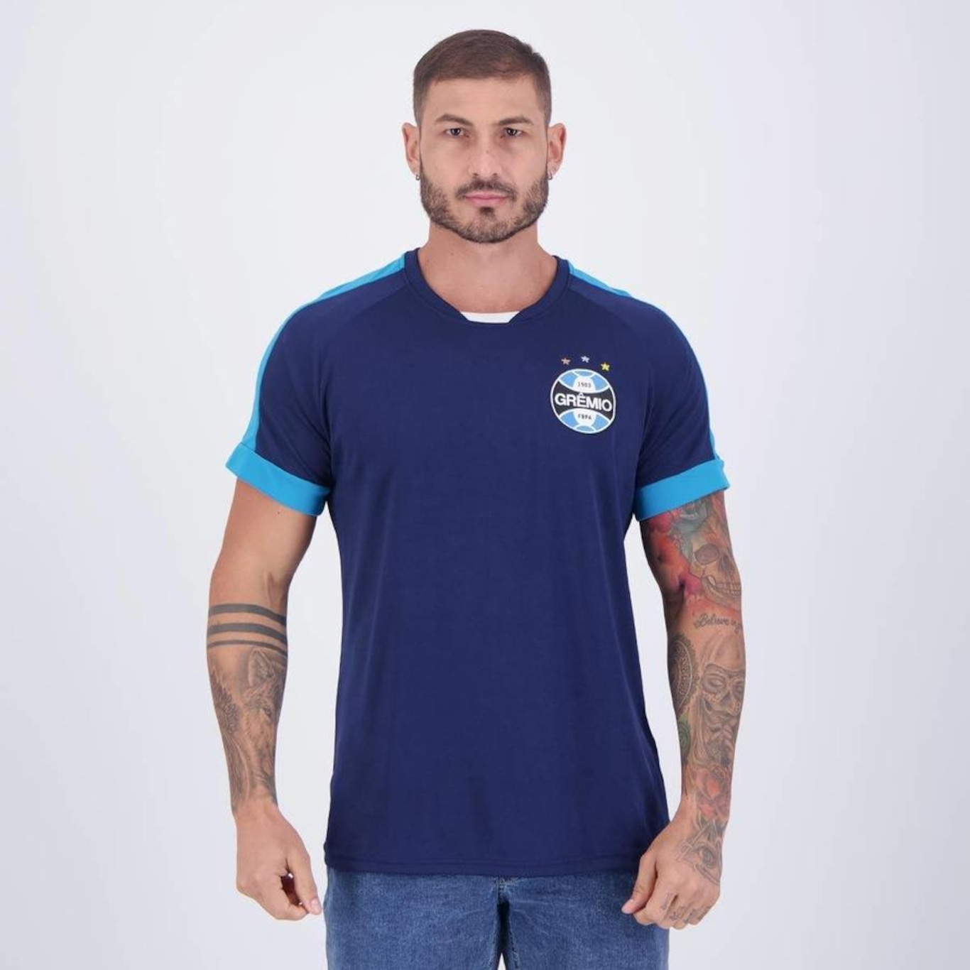 Camisa do Grêmio Natural Cotton Champion - Masculina - Foto 5