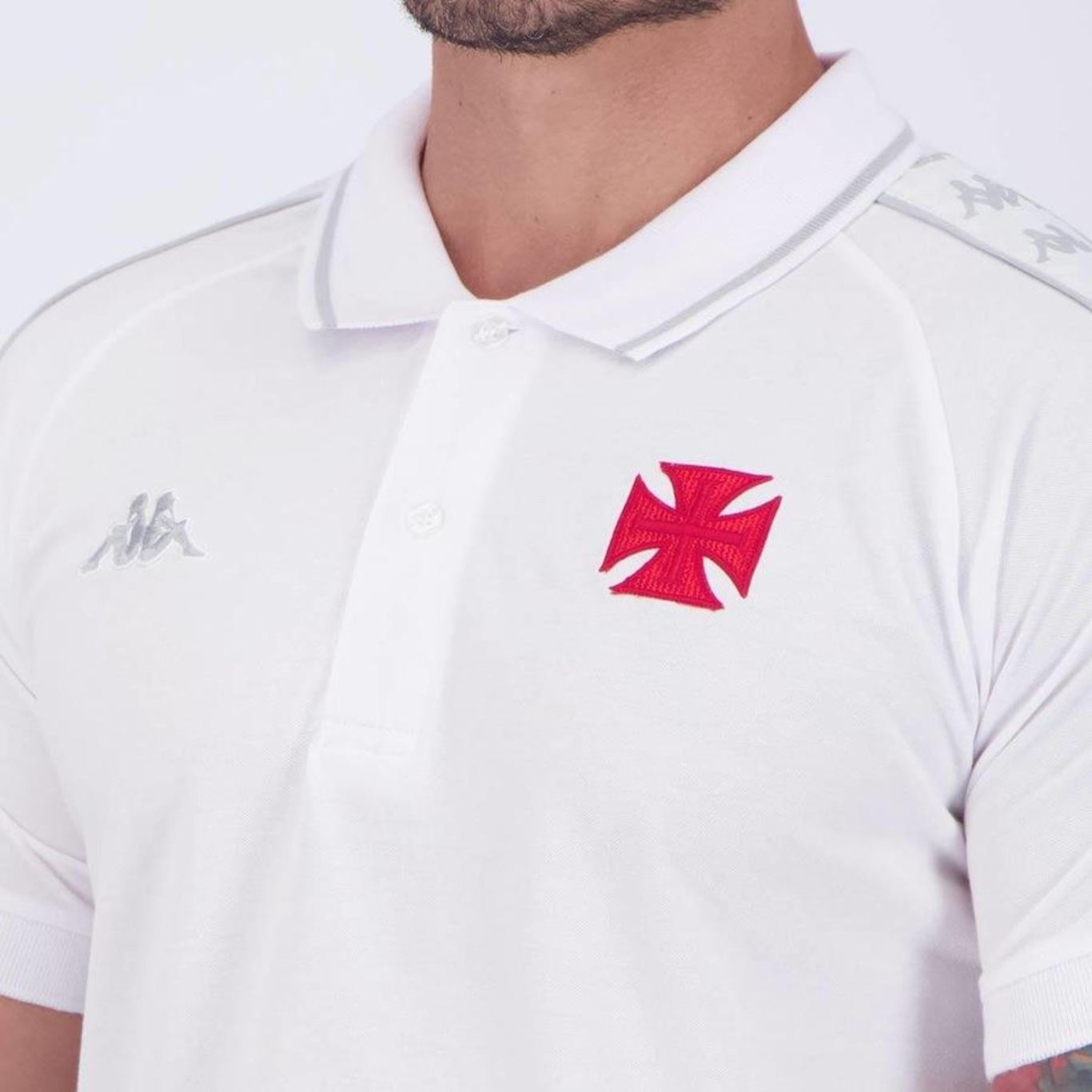 Camisa Polo Kappa Vasco Piquet - Masculina - Foto 5