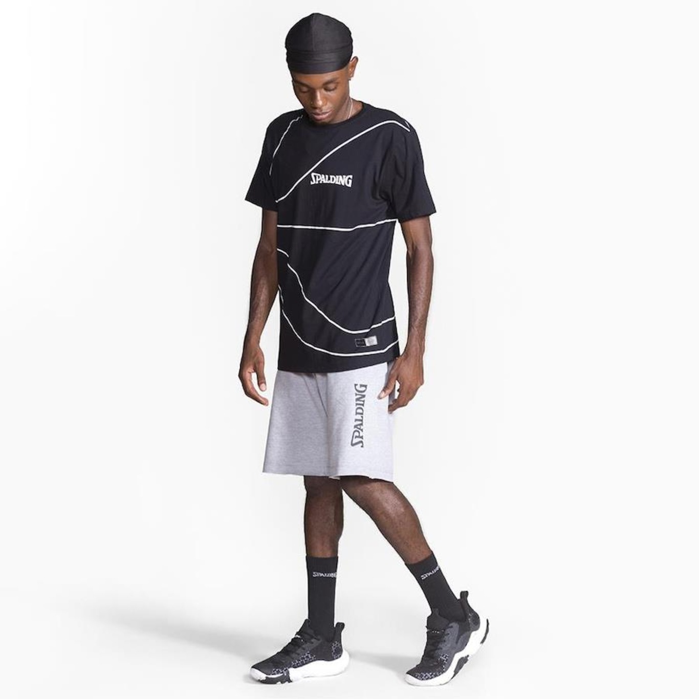 Camiseta Spalding Big Ball - Masculina - Foto 3