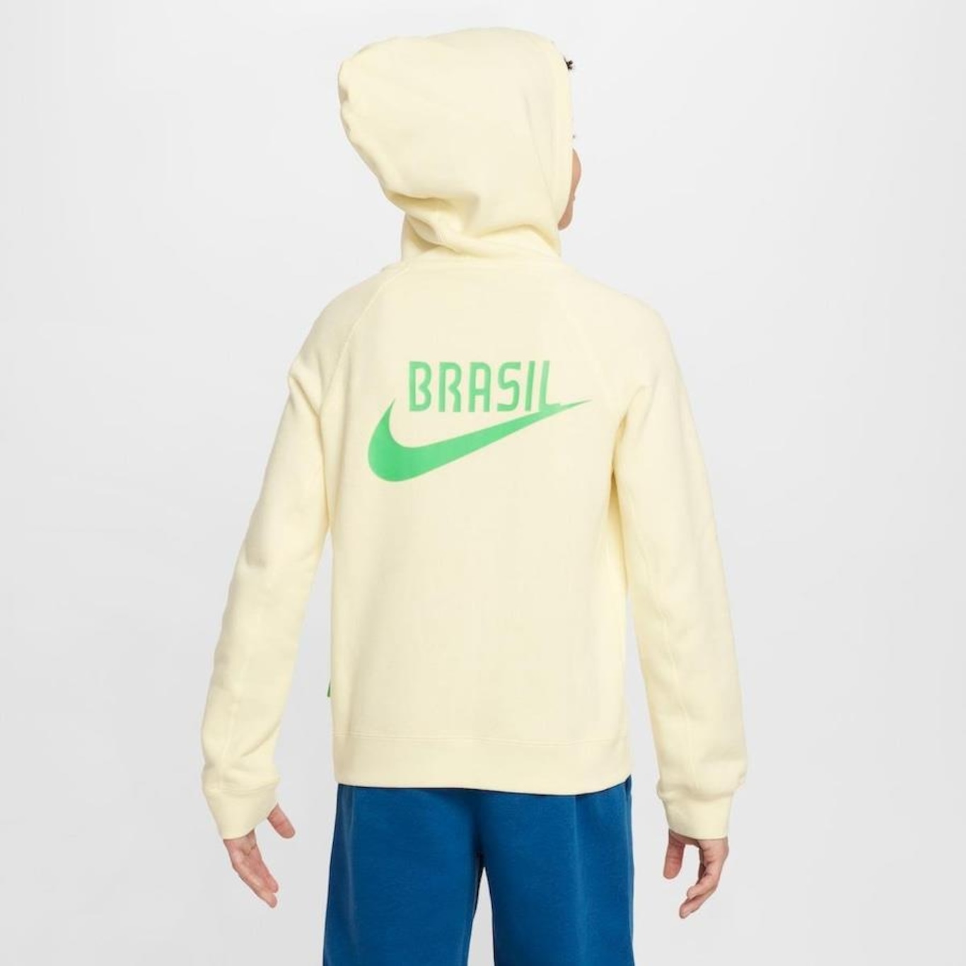 Blusão com Capuz Nike Sportswear Brasil - Infantil - Foto 2