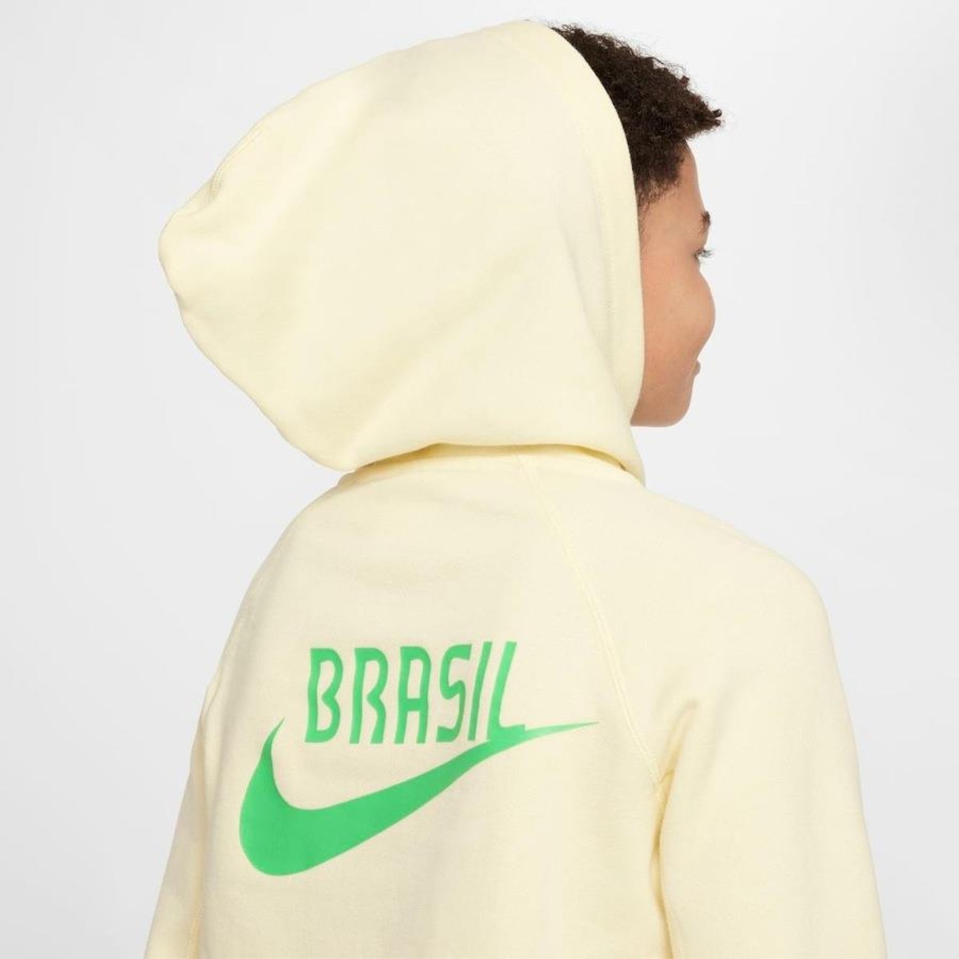 Blusão com Capuz Nike Sportswear Brasil - Infantil - Foto 5