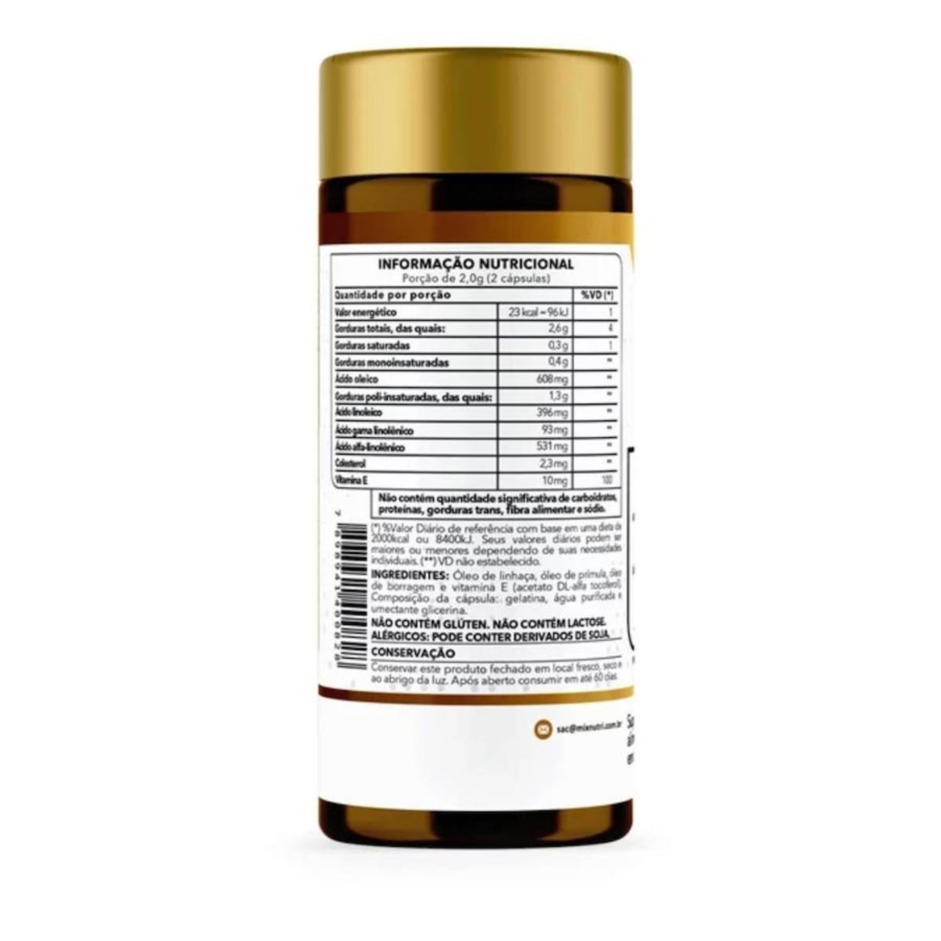 Ômega Feme Nutraceutical Mix Nutri - 60 Cápsulas - Foto 3