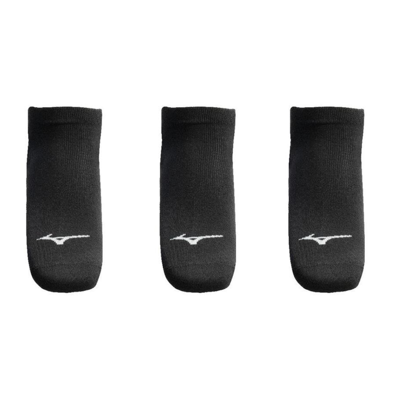 Kit Meias Mizuno sem Cano com 3 Pares - Adulto - Foto 3