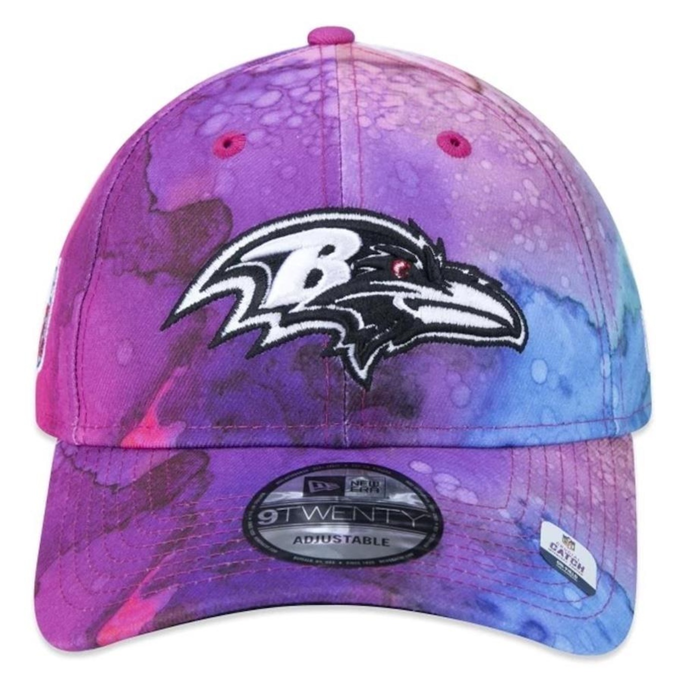 Boné Aba Curva New Era 920 Baltimore Ravens Crucial Catch 22 - Strapback - Adulto - Foto 3