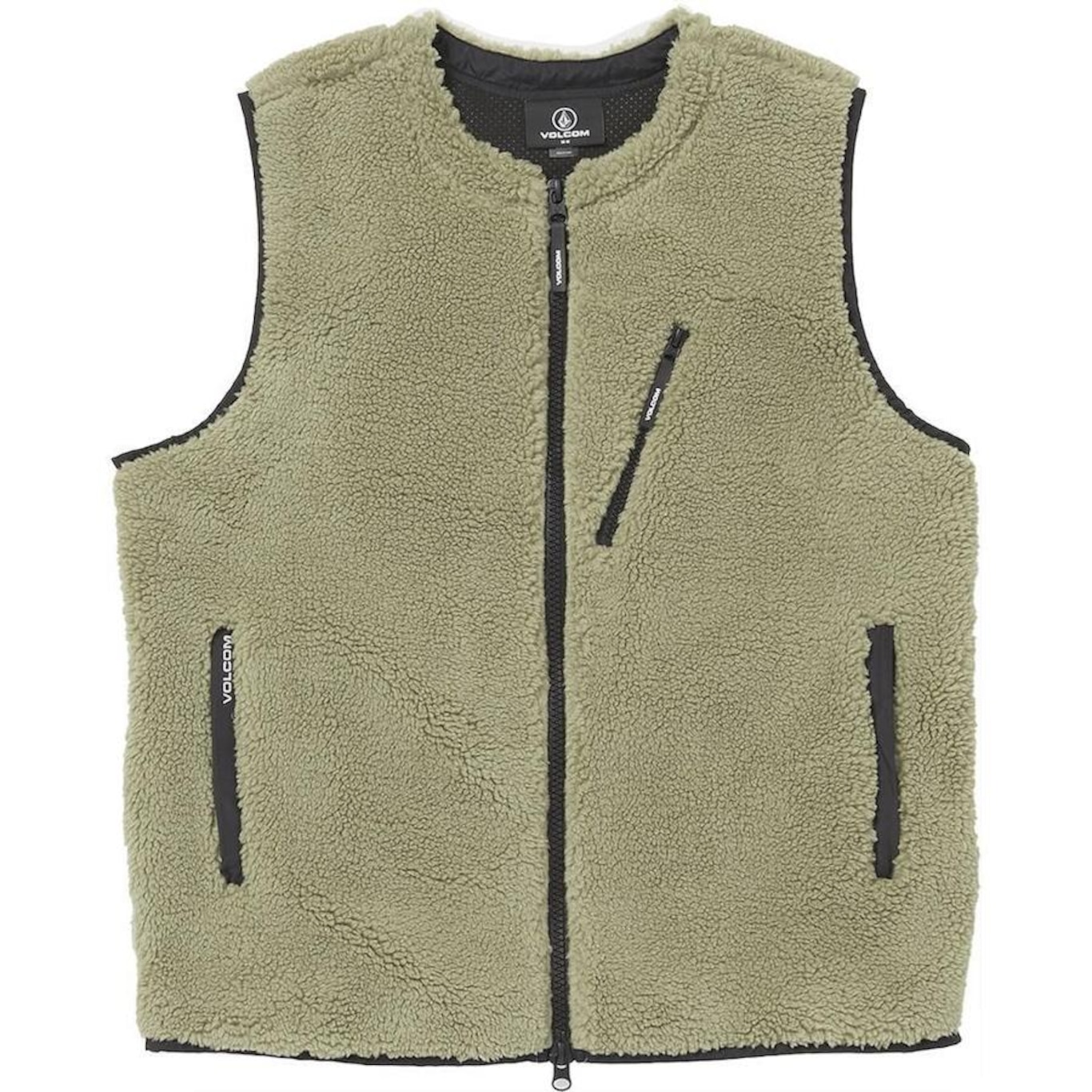 Jaqueta Volcom Colete Archstone Vest Thyme Green - Masculina - Foto 3