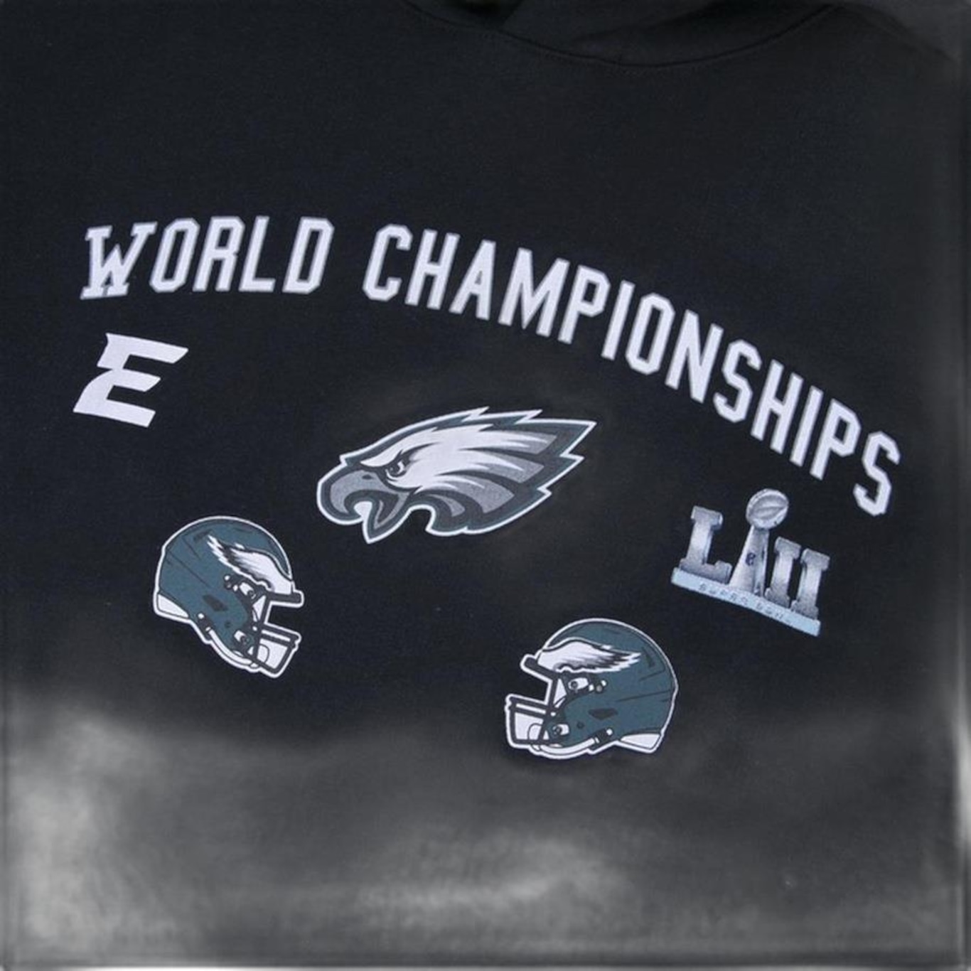 Blusão de Moletom com Capuz New Era Philadelphia Eagles World Championships - Masculino - Foto 3