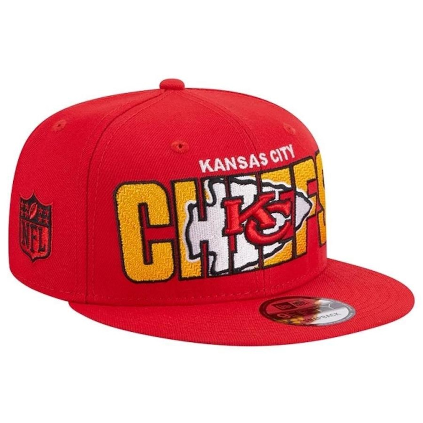 Boné Aba Reta New Era 950 Kansas City Chiefs Nfl Draft 2023 - Snapback - Adulto - Foto 4