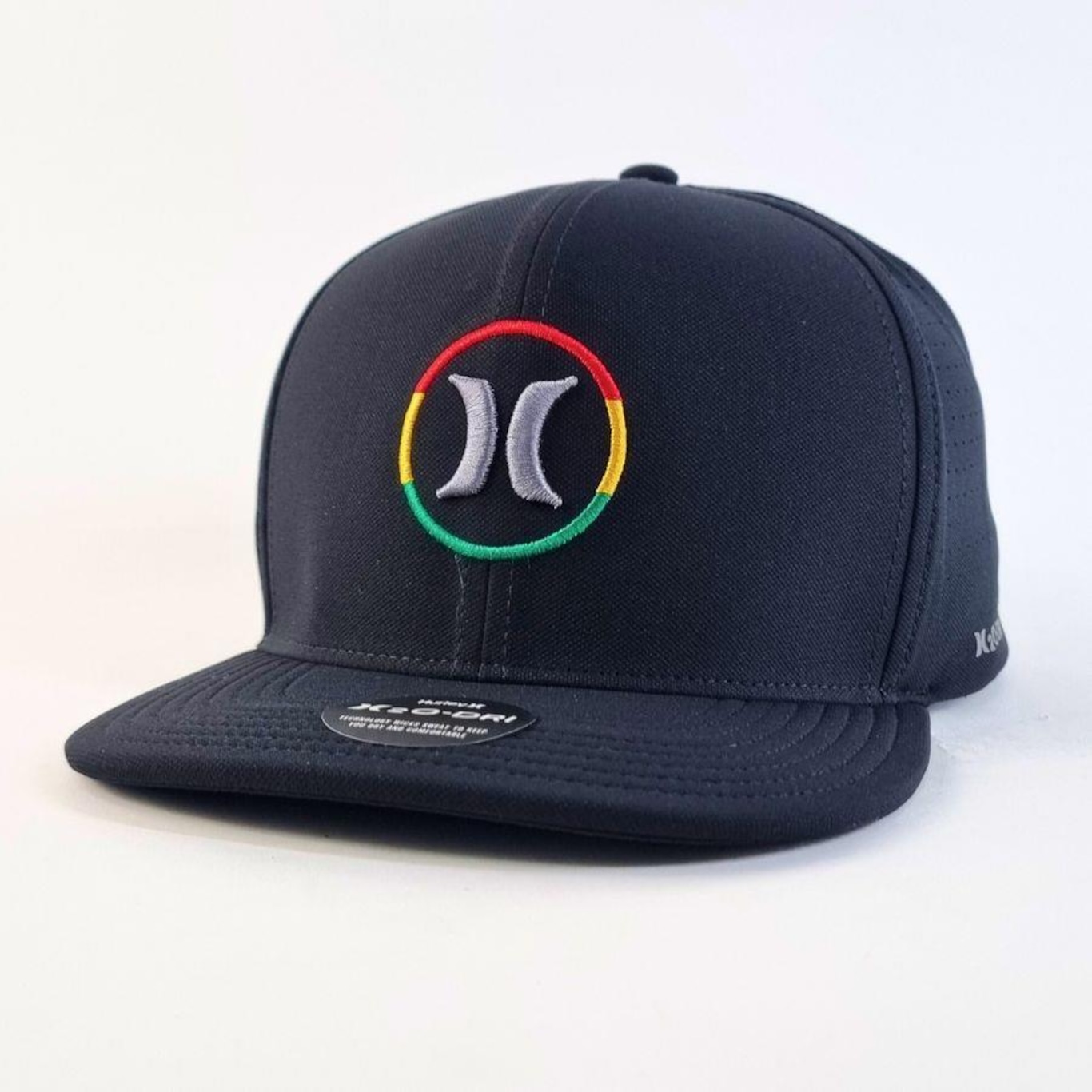 Boné Hurley Flat Rasta Snapback - Adulto - Foto 1