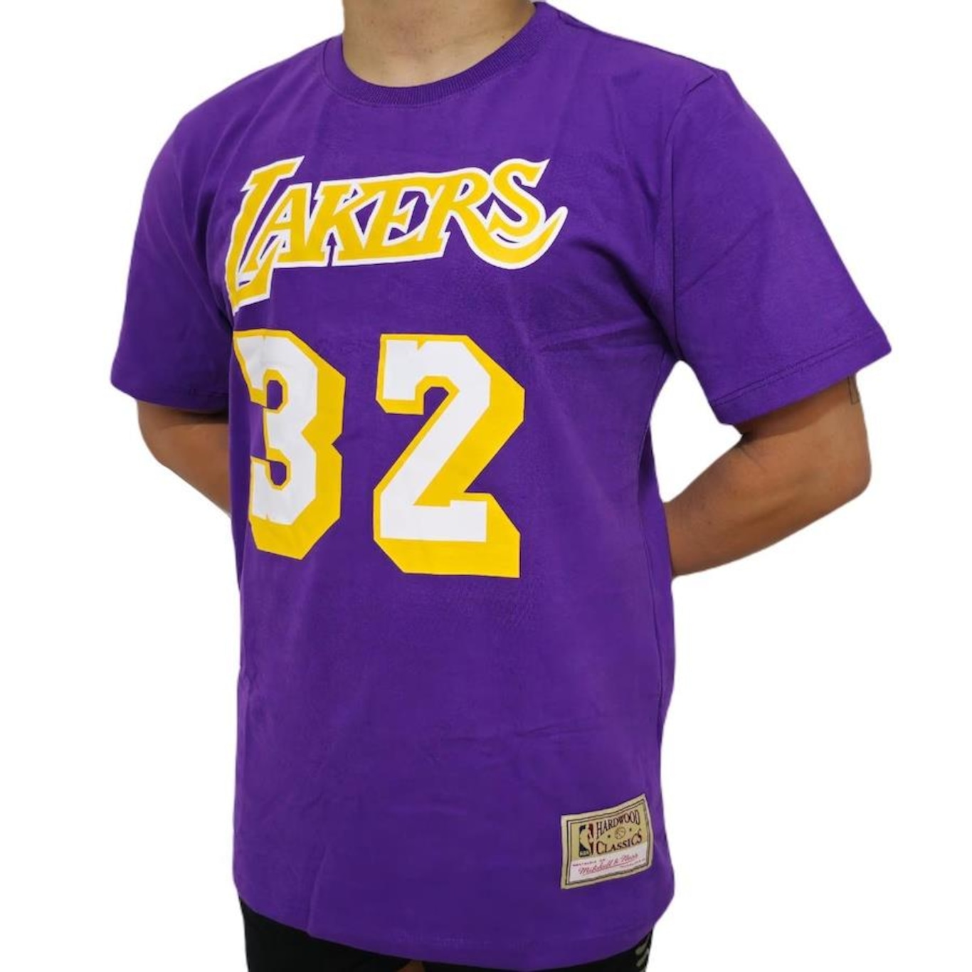 Camiseta NBA Lakers Magic Johnson Mitchell & Ness - Masculina - Foto 2