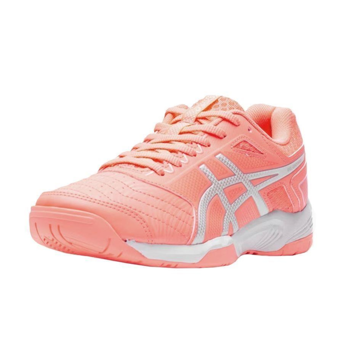 Tênis Asics Gel Backhand Salmão - Feminino - Foto 4