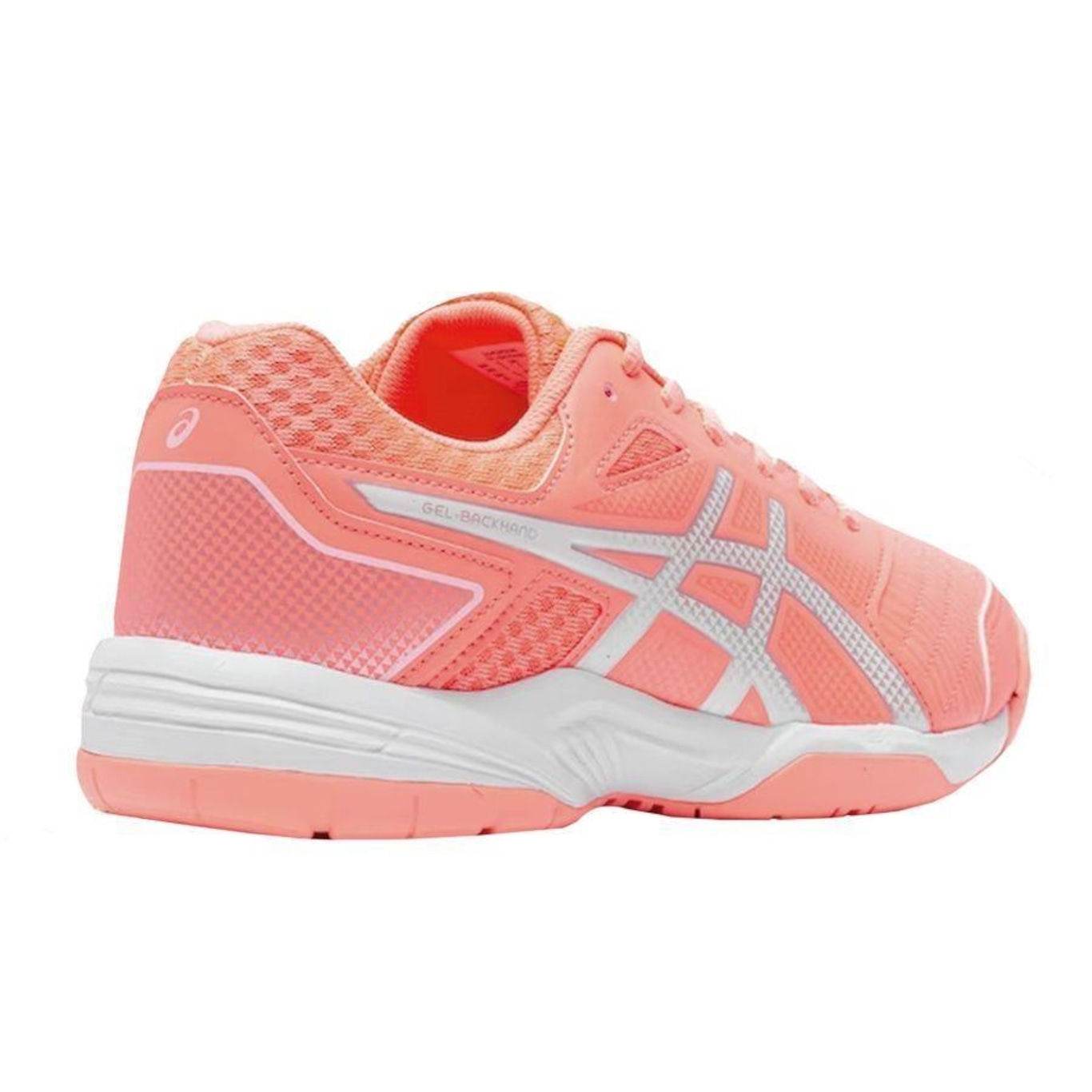 Tênis Asics Gel Backhand Salmão - Feminino - Foto 5