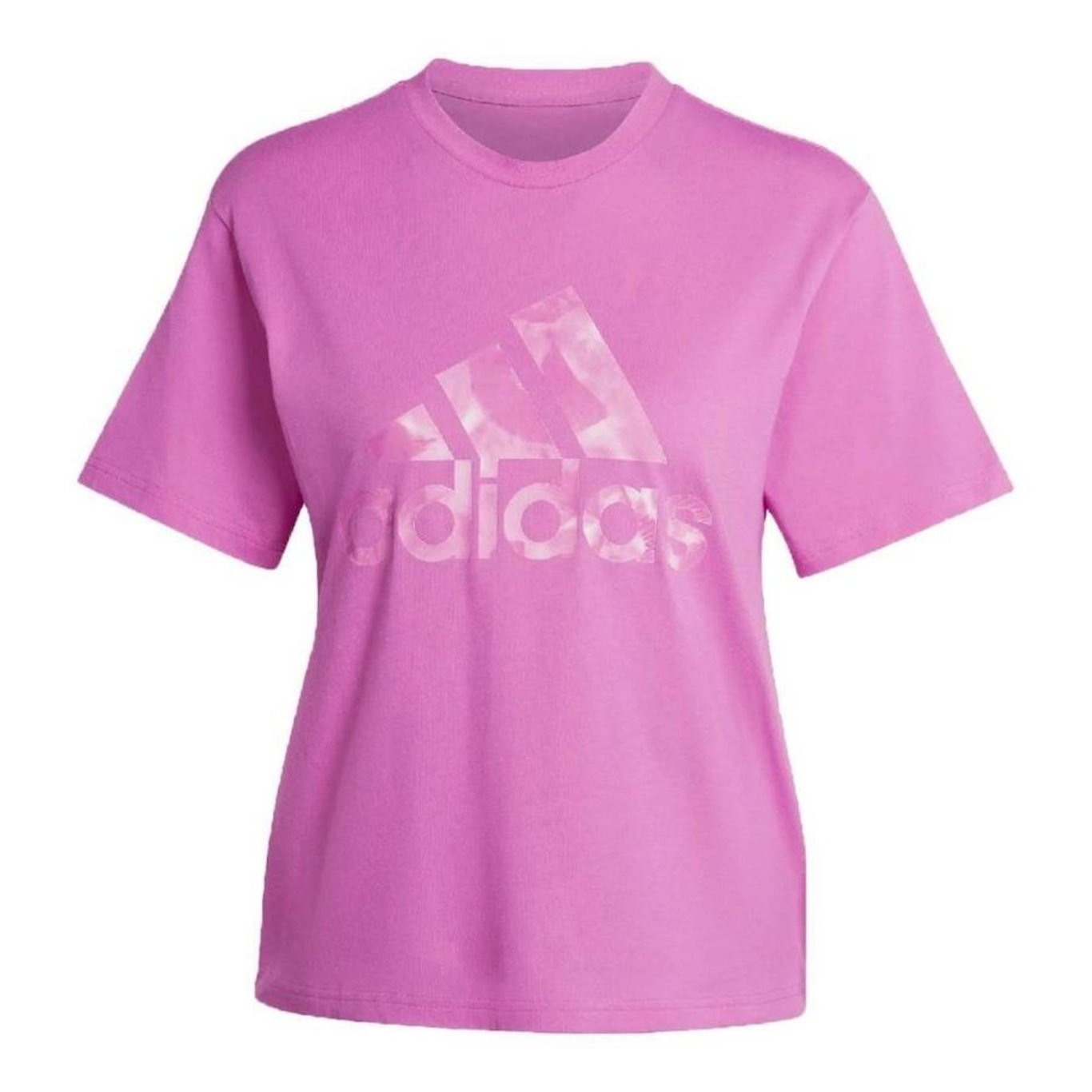 Camiseta adidas Big Logo All Over Print Feminina - Foto 1