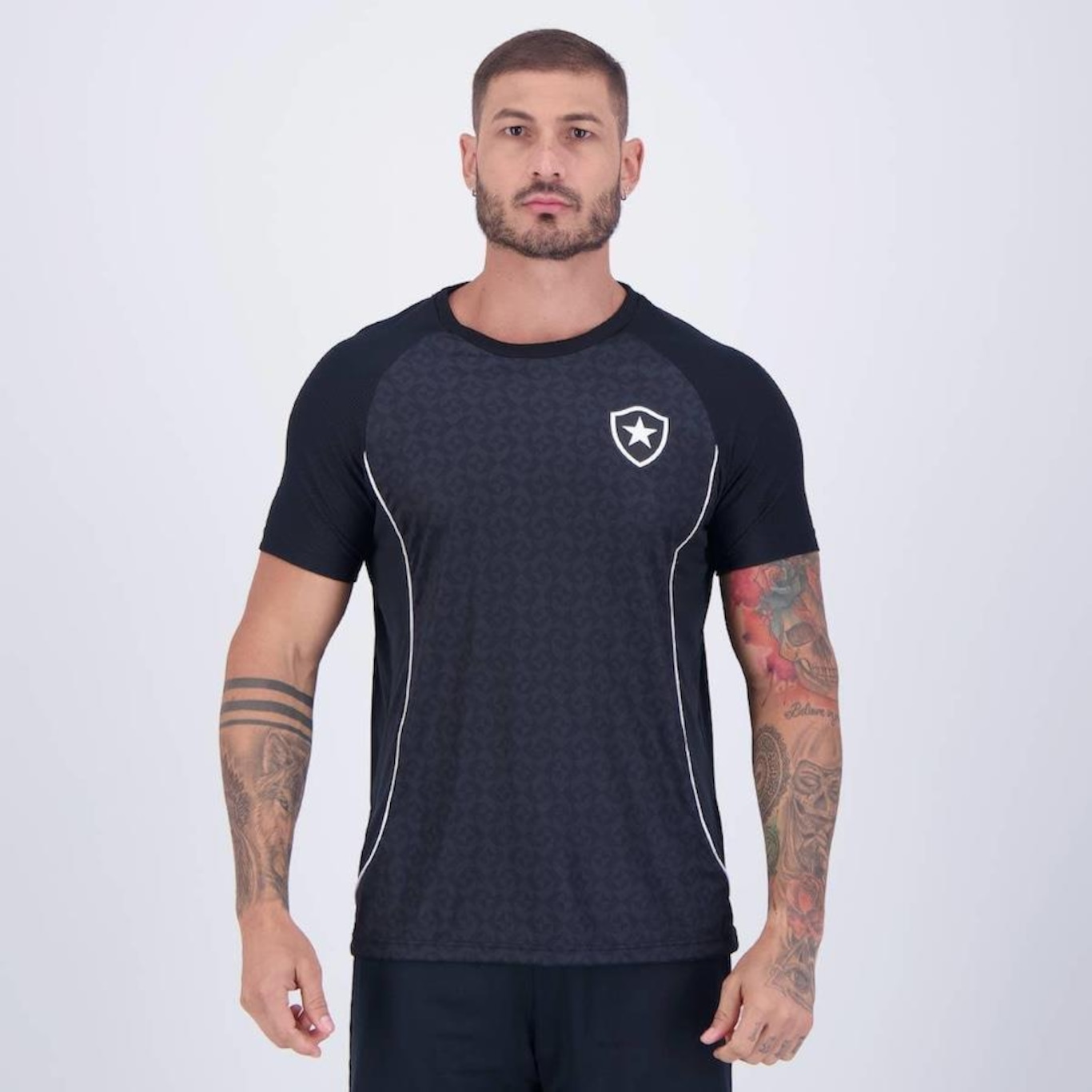 Camisa do Botafogo Braziline Affix - Masculina - Foto 3