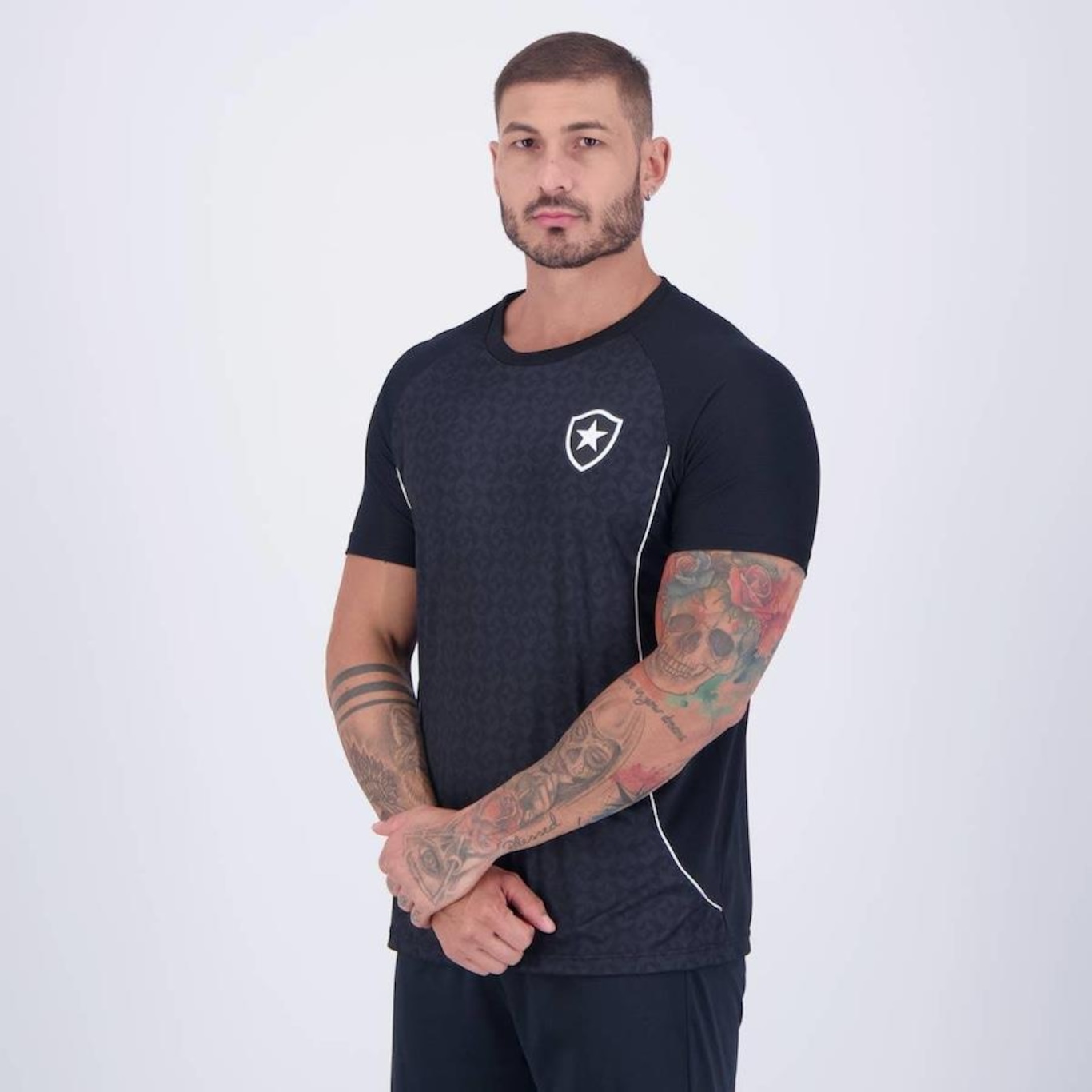 Camisa do Botafogo Braziline Affix - Masculina - Foto 4