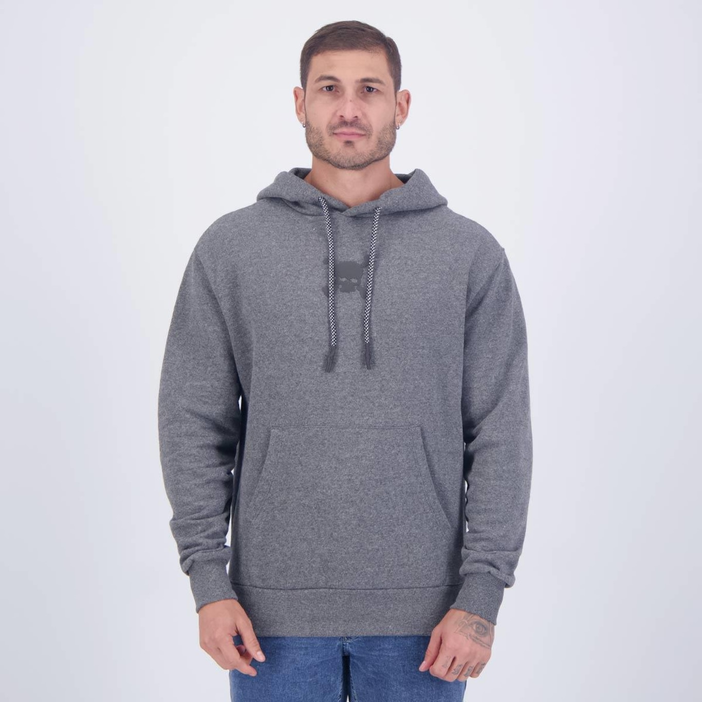 Blusão de Moletom com Capuz Oakley Skull Heritage Hoodie - Masculino - Foto 1