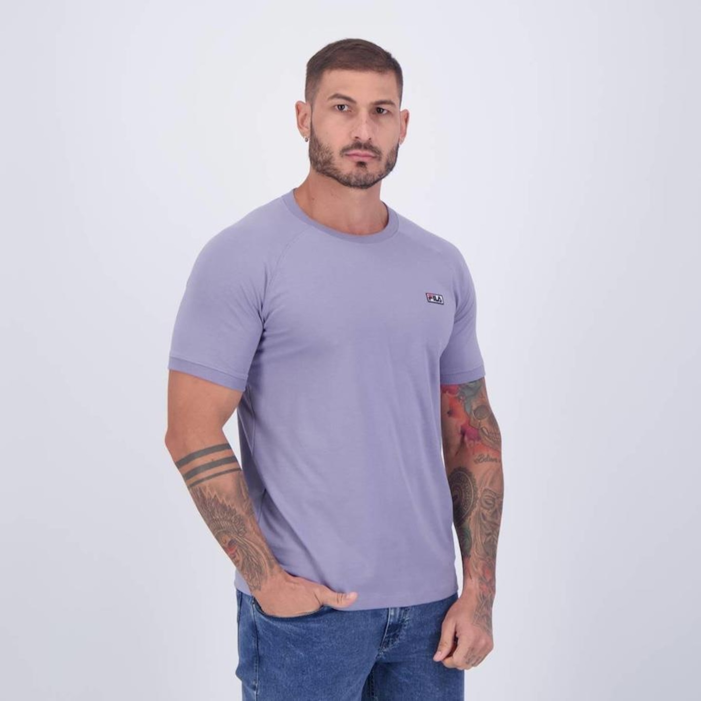 Camiseta Fila Slim Fit II - Masculina - Foto 2