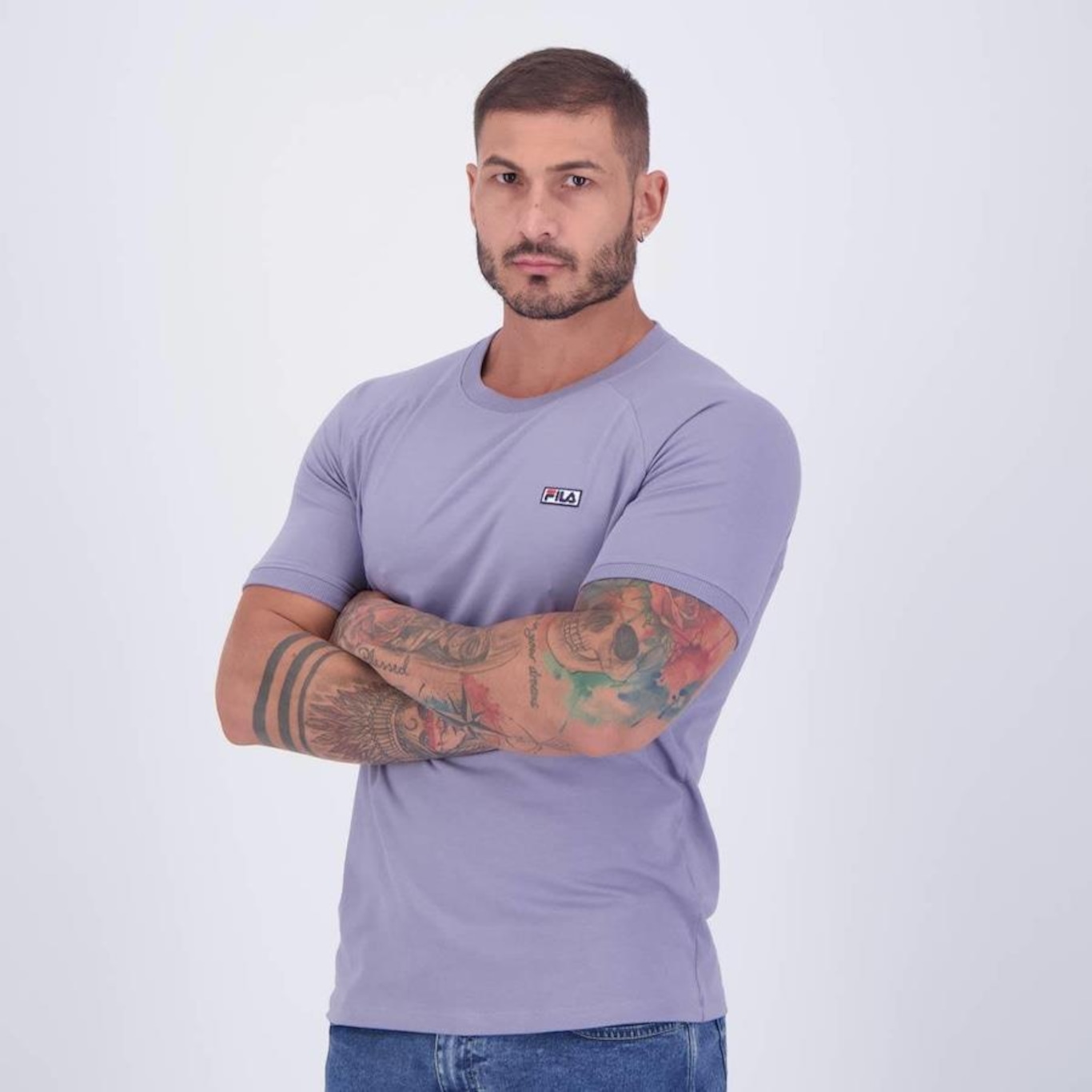 Camiseta Fila Slim Fit II - Masculina - Foto 3