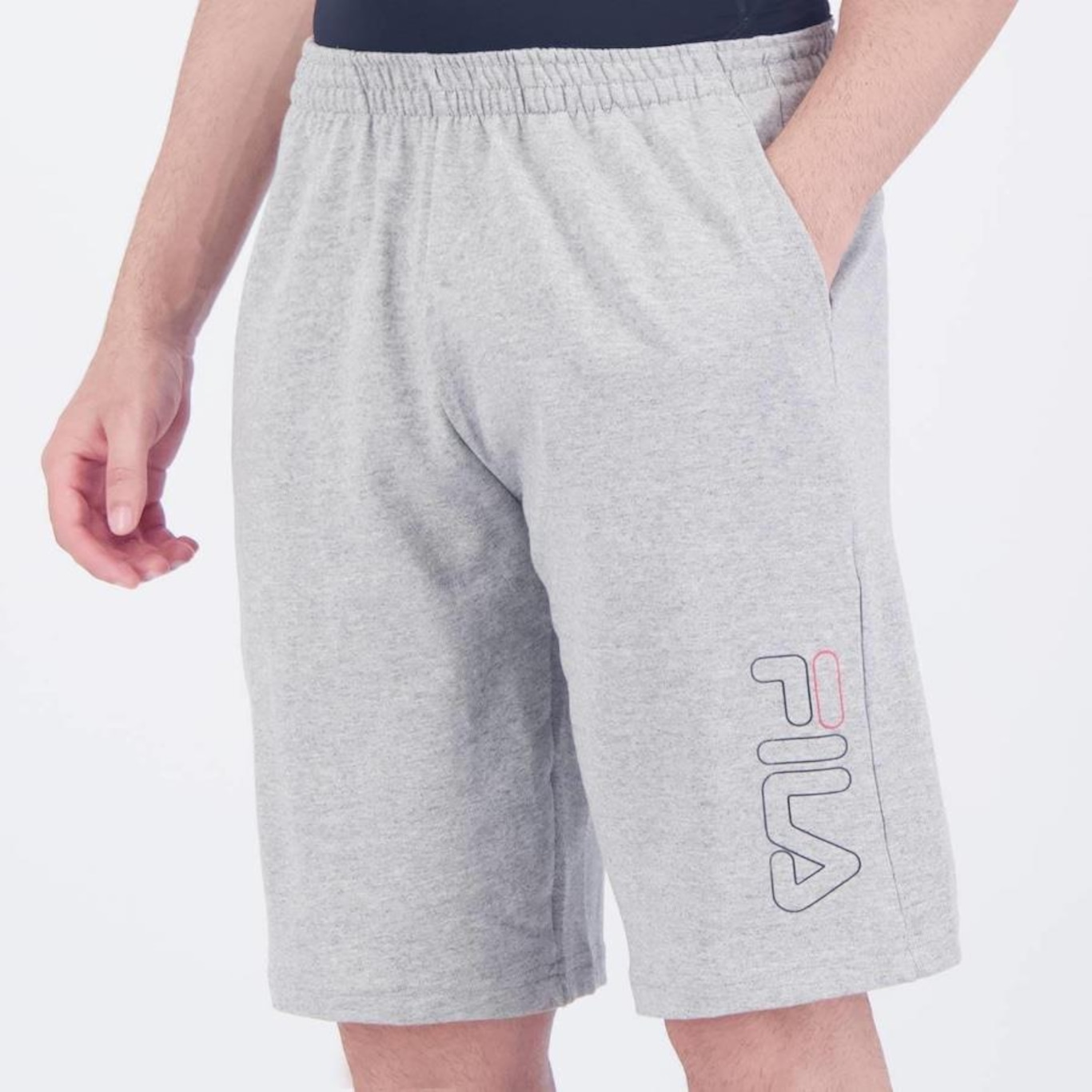 Bermuda Fila Practical Logo Outline - Masculina - Foto 3