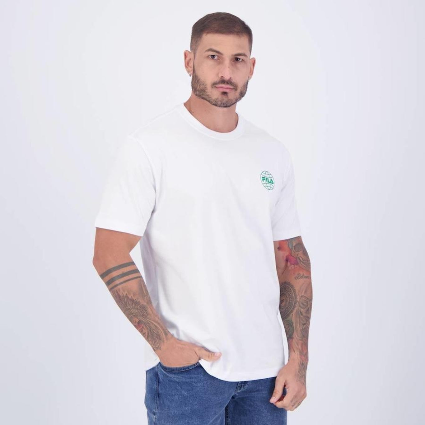 Camiseta Fila One World - Masculina - Foto 2