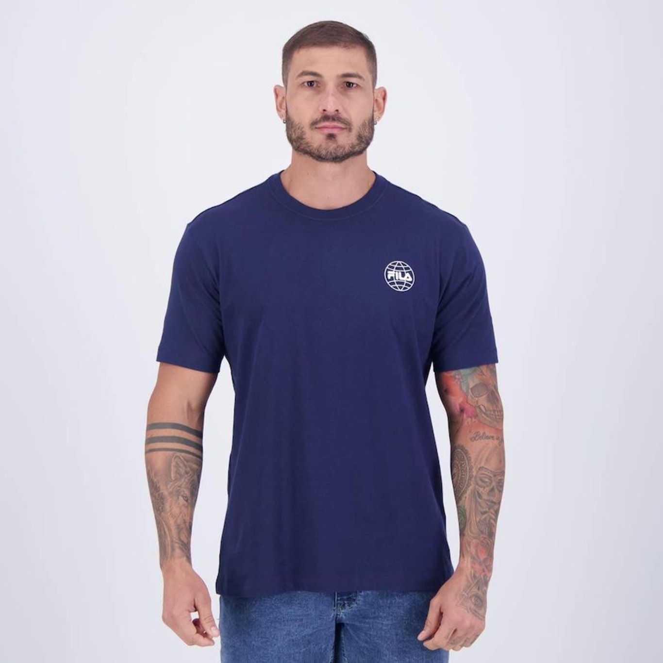 Camiseta Fila One World - Masculina - Foto 1