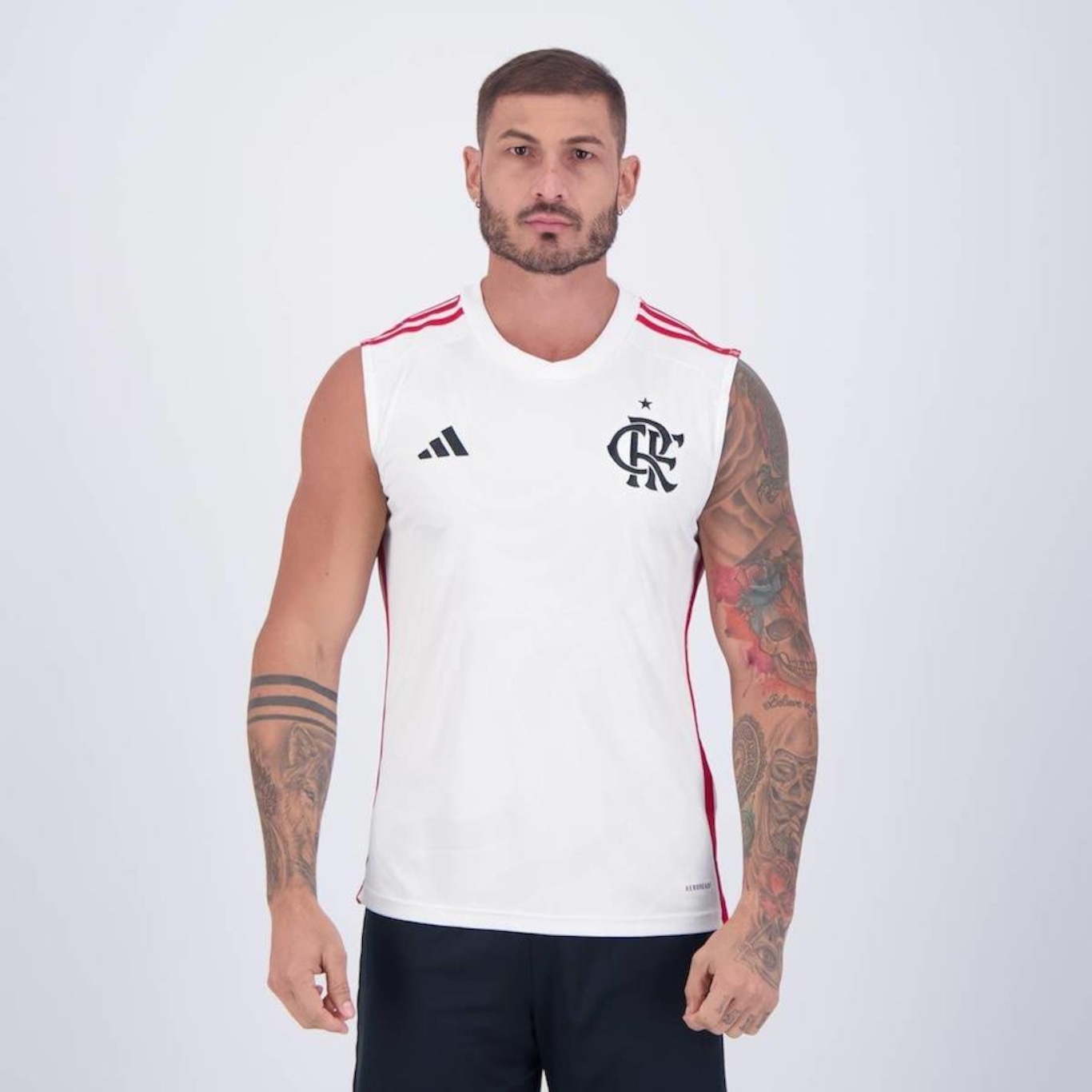 Camisa Regata do Flamengo adidas II 2024 - Masculina - Foto 1