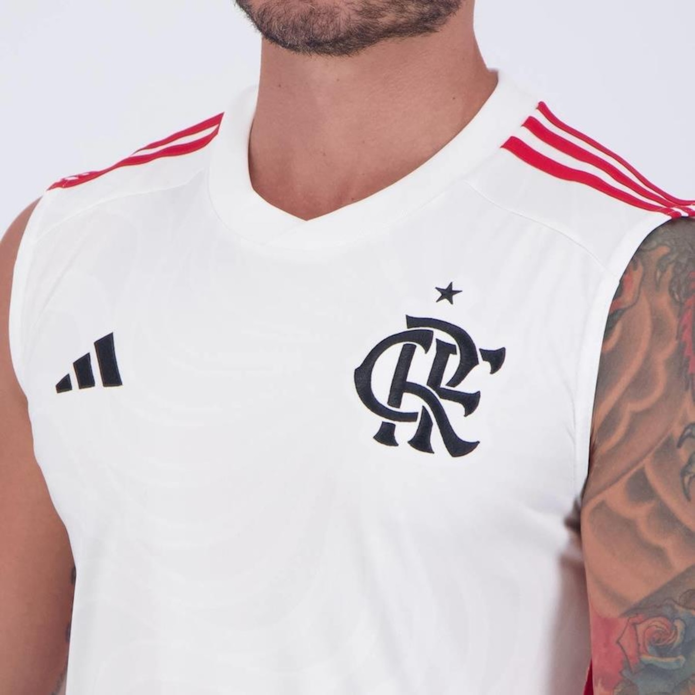 Camisa Regata do Flamengo adidas II 2024 - Masculina - Foto 4