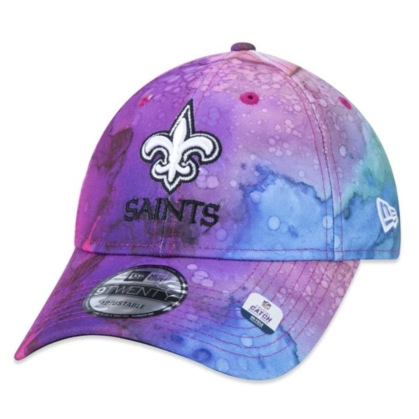 Boné Aba Curva New Era 920 New Orleans Saints Crucial Catch 2022 - Strapback - Adulto - Foto 1